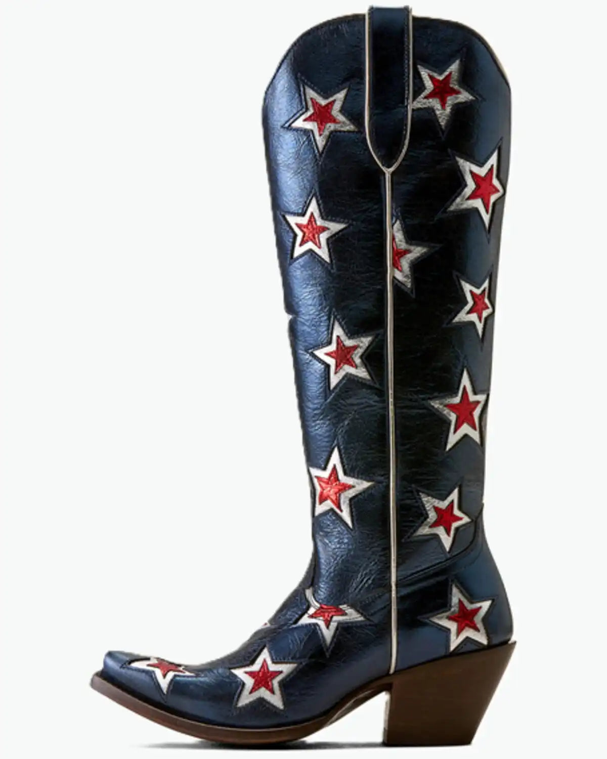 Ariat Women's Casanova Star Metallic Western Boots - Snip Toe