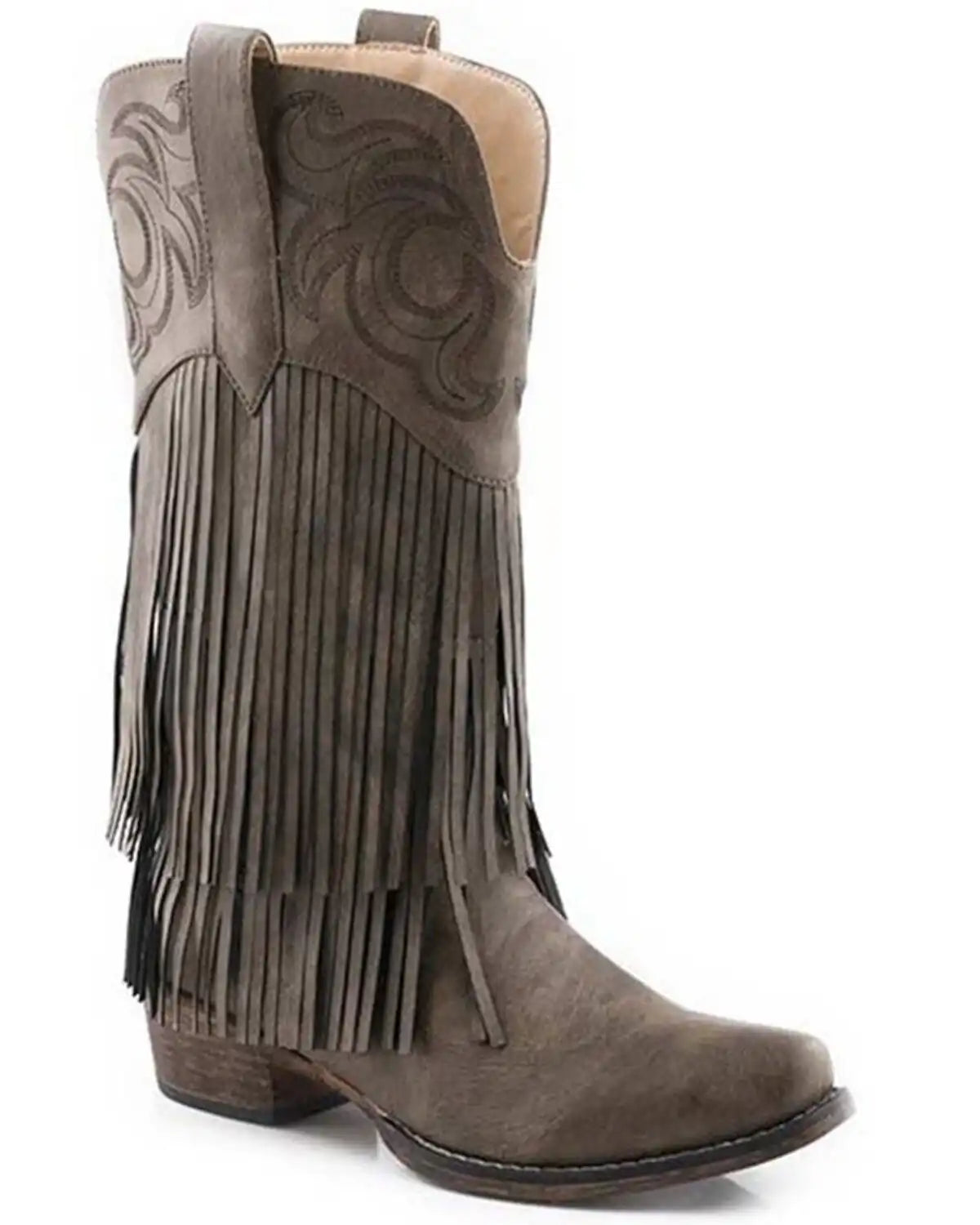 Roper Women's Rickrack Western Performance Boots - Round Toe
