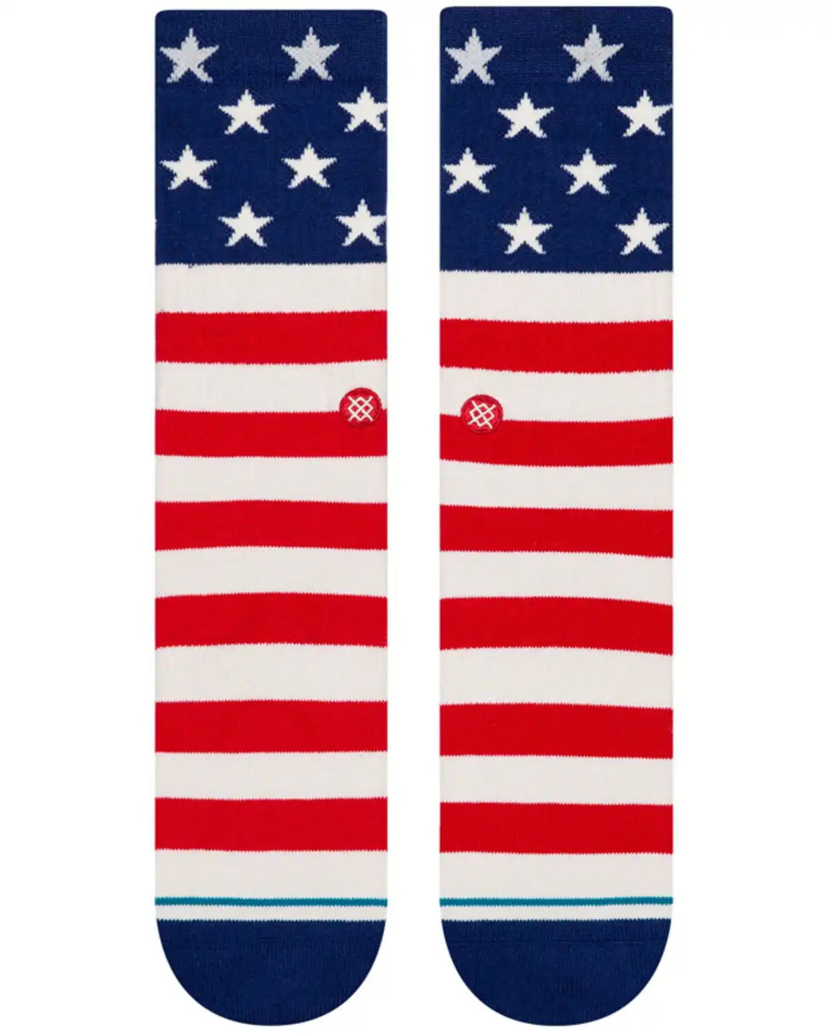 Stance Men's The Fourth Stars & Stripes American Old Glory Crew Socks