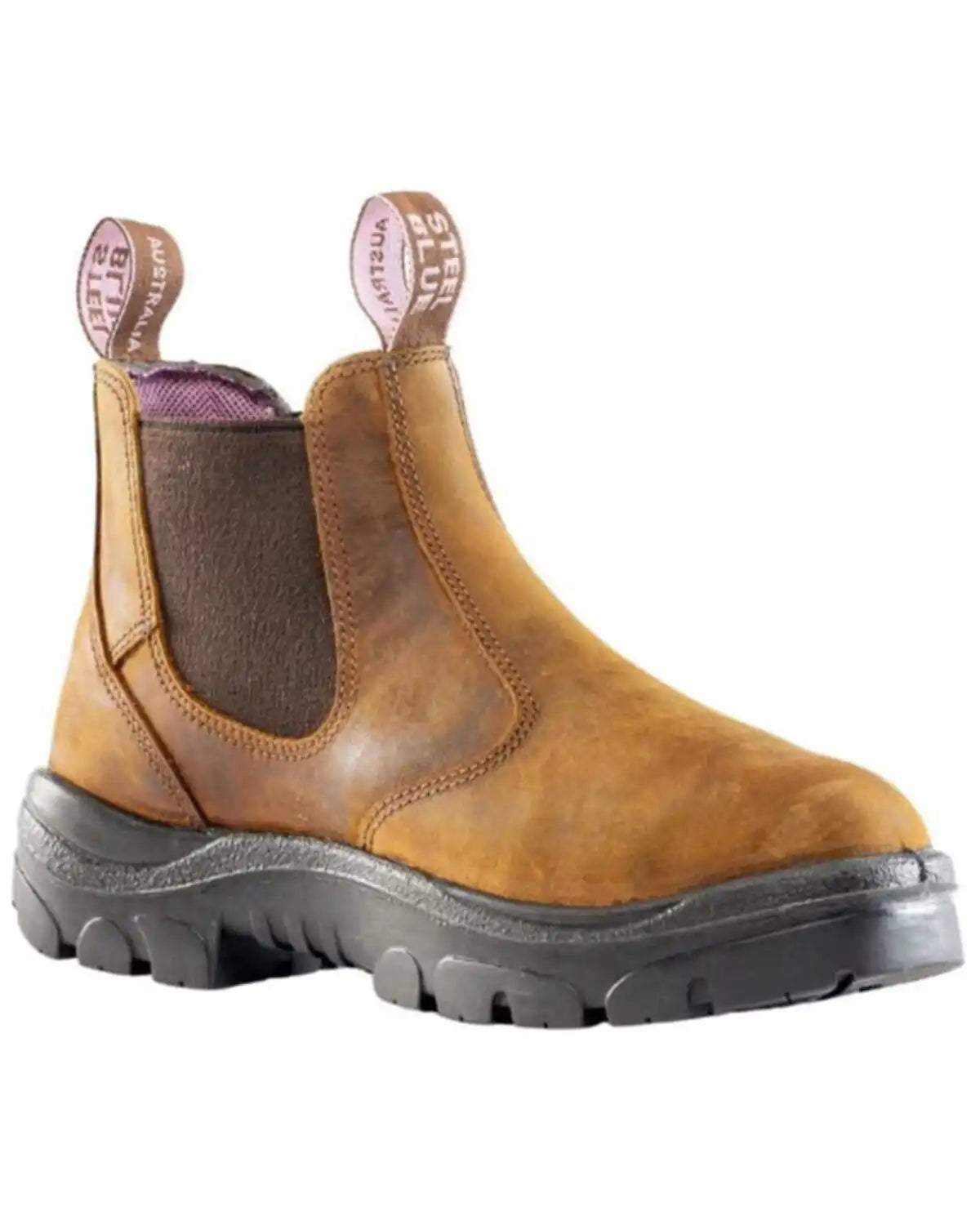 Steel Blue Women's Hobart PR Met Pull-On Work Boots - Steel Toe