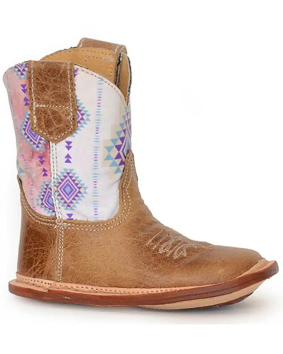 Roper Infant Girls' AZ Southwestern Western Boots - Square Toe