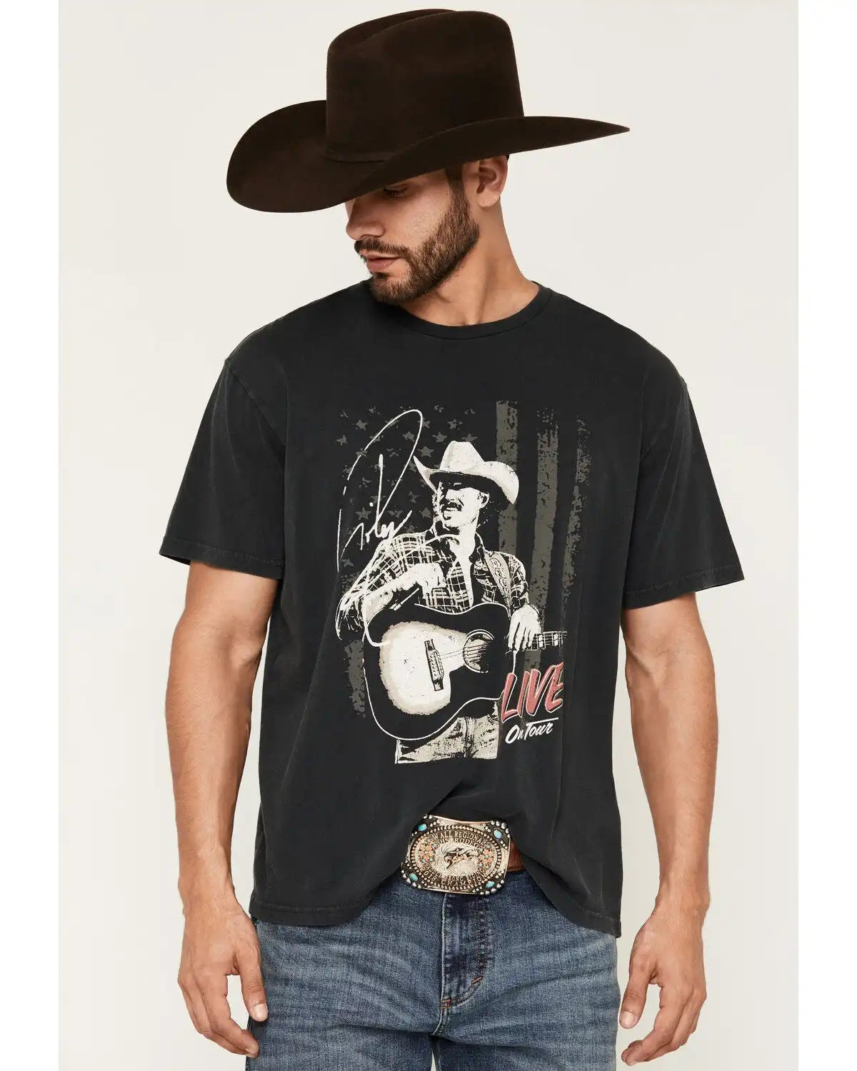 Wrangler Men's Riley Green Short Sleeve Graphic T-Shirt