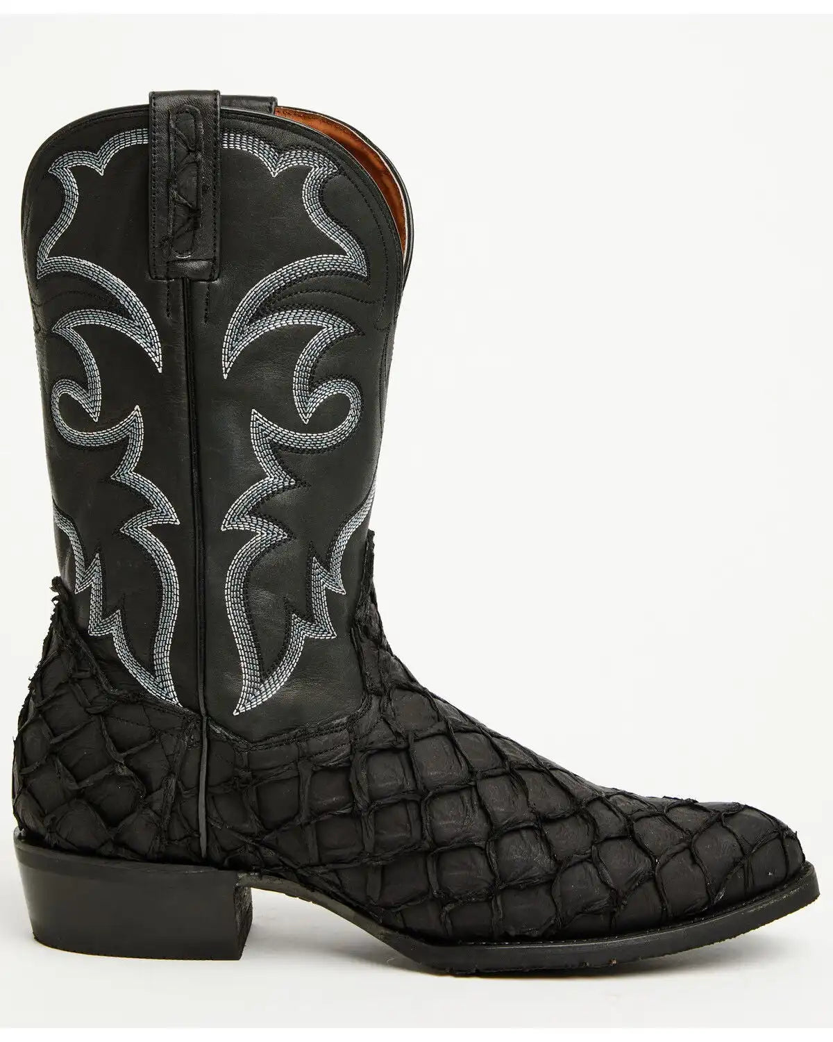 Dan Post Men's Exotic Pirarucu Western Boots - Round Toe