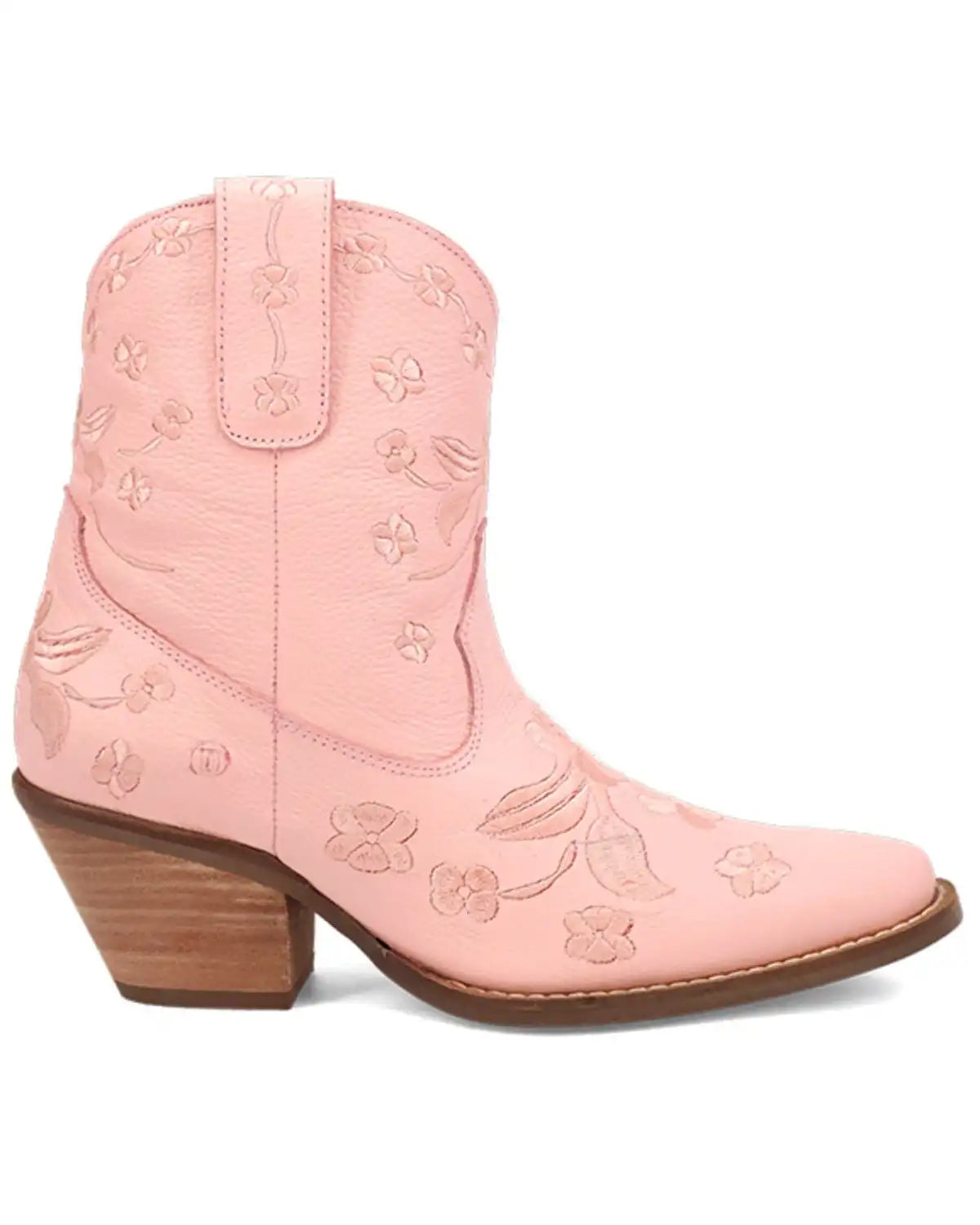 Dingo Women's Sweetheart Embroidered Booties - Round Toe