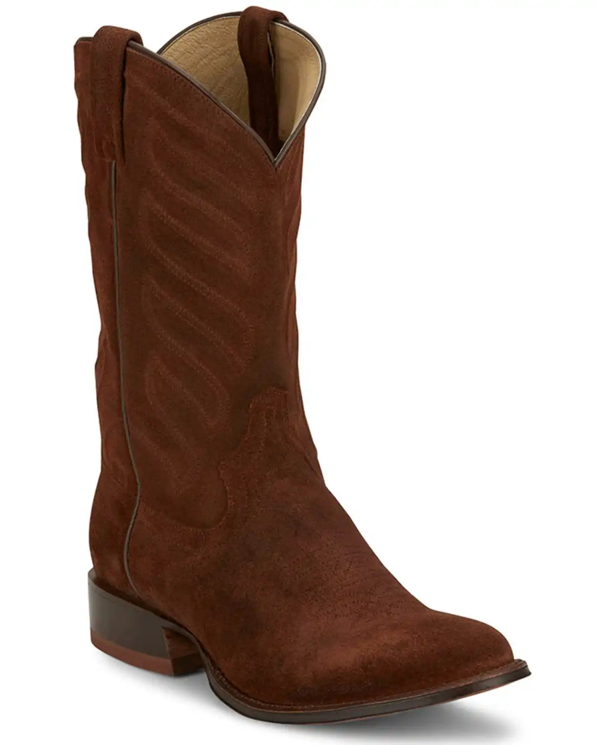 Tony Lama Men's Amado Suede Western Boots - Round Toe