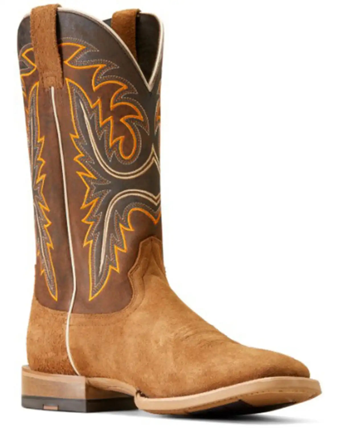 Ariat Men's Brushrider Western Performance Boots - Broad Square Toe