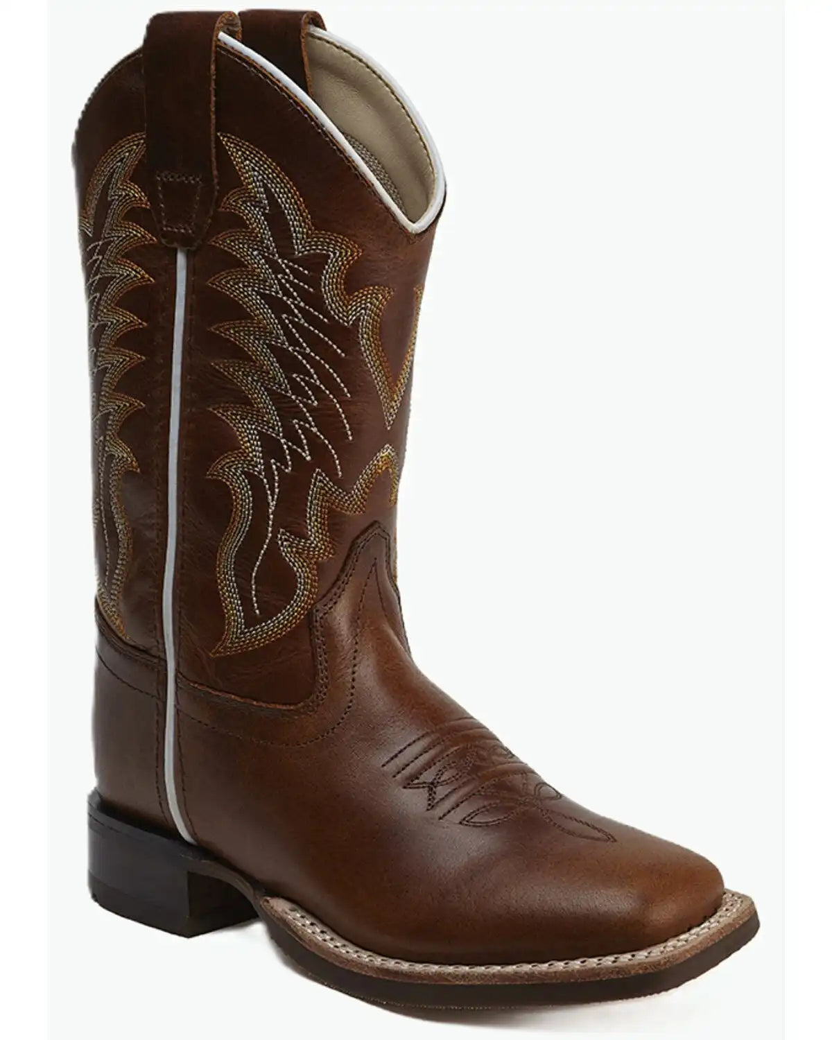 Old West Little Boys' Performance Western Boots - Broad Square Toe