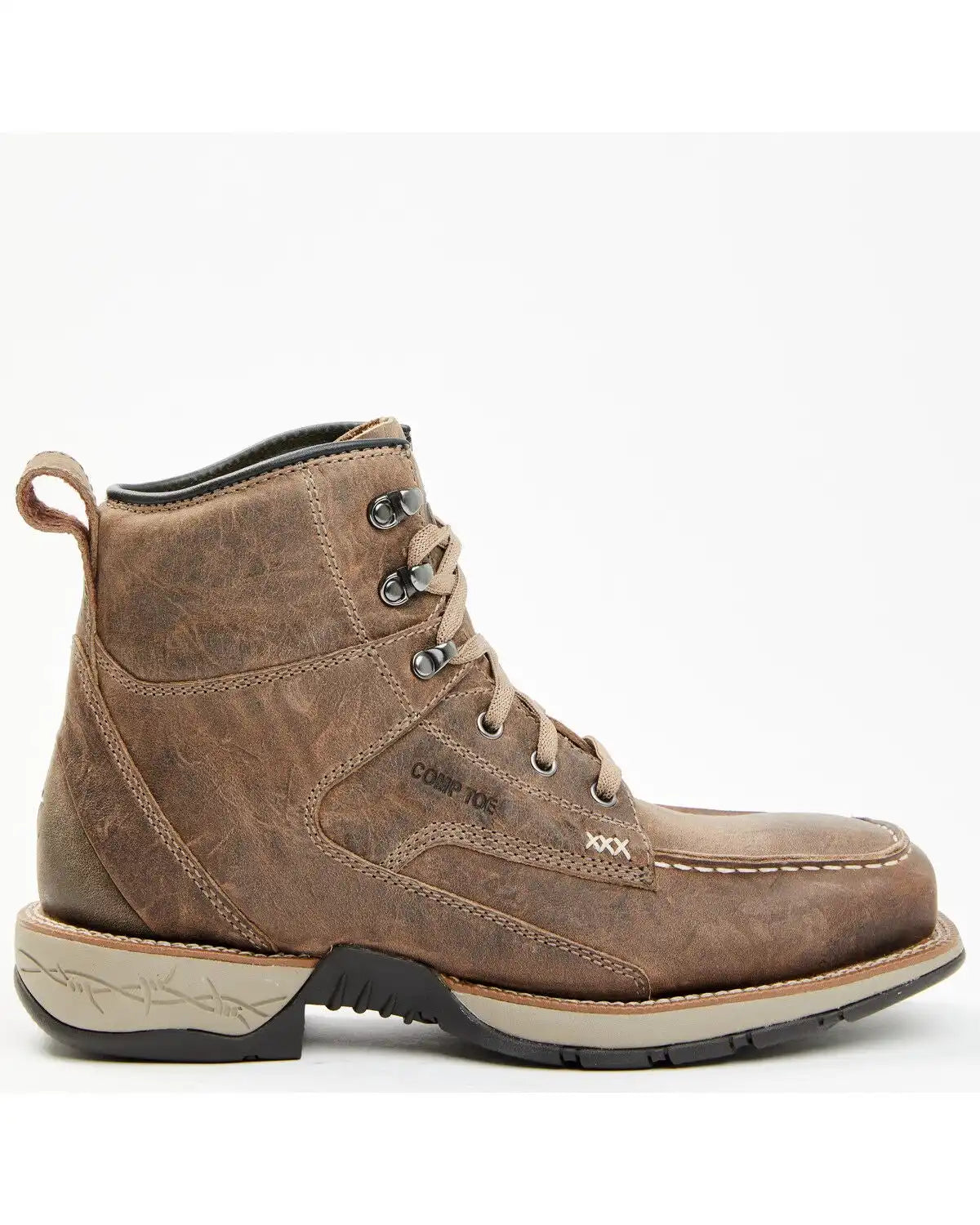 Cody James Men's 6.5" Xero Lite Lace-Up Moc Work Boots - Composite Toe