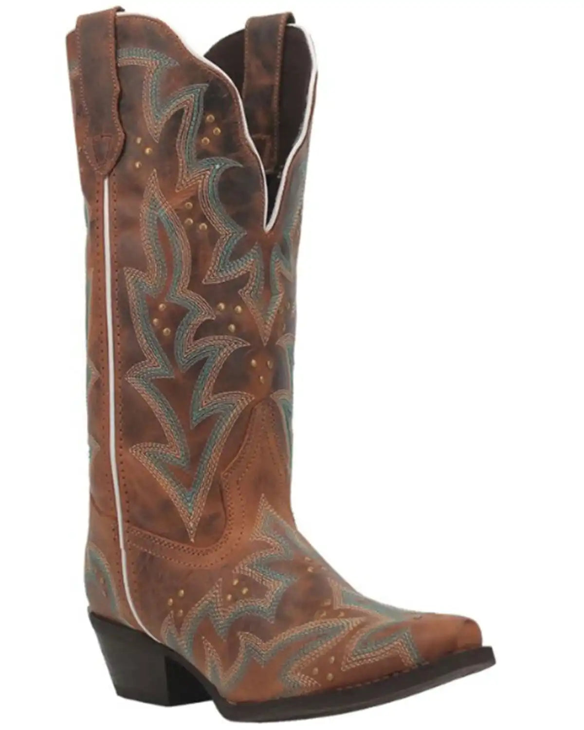 Laredo Women's Adrian Wide Calf Western Boots - Snip Toe