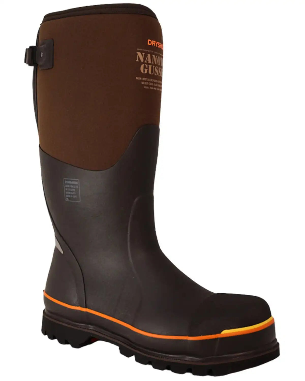 Dryshod Men's Protective Gusset Waterproof Rubber Boots - Nano Toe