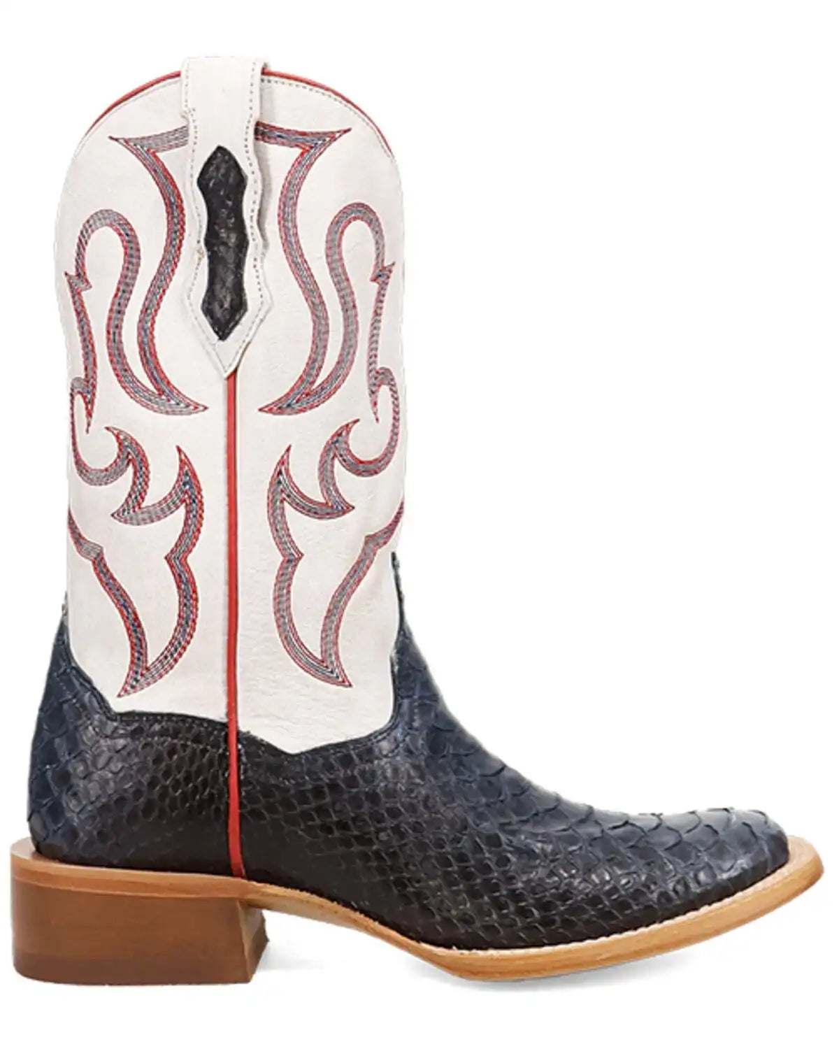 Dan Post Women's Penny Exotic Python Western Boots - Broad Square Toe