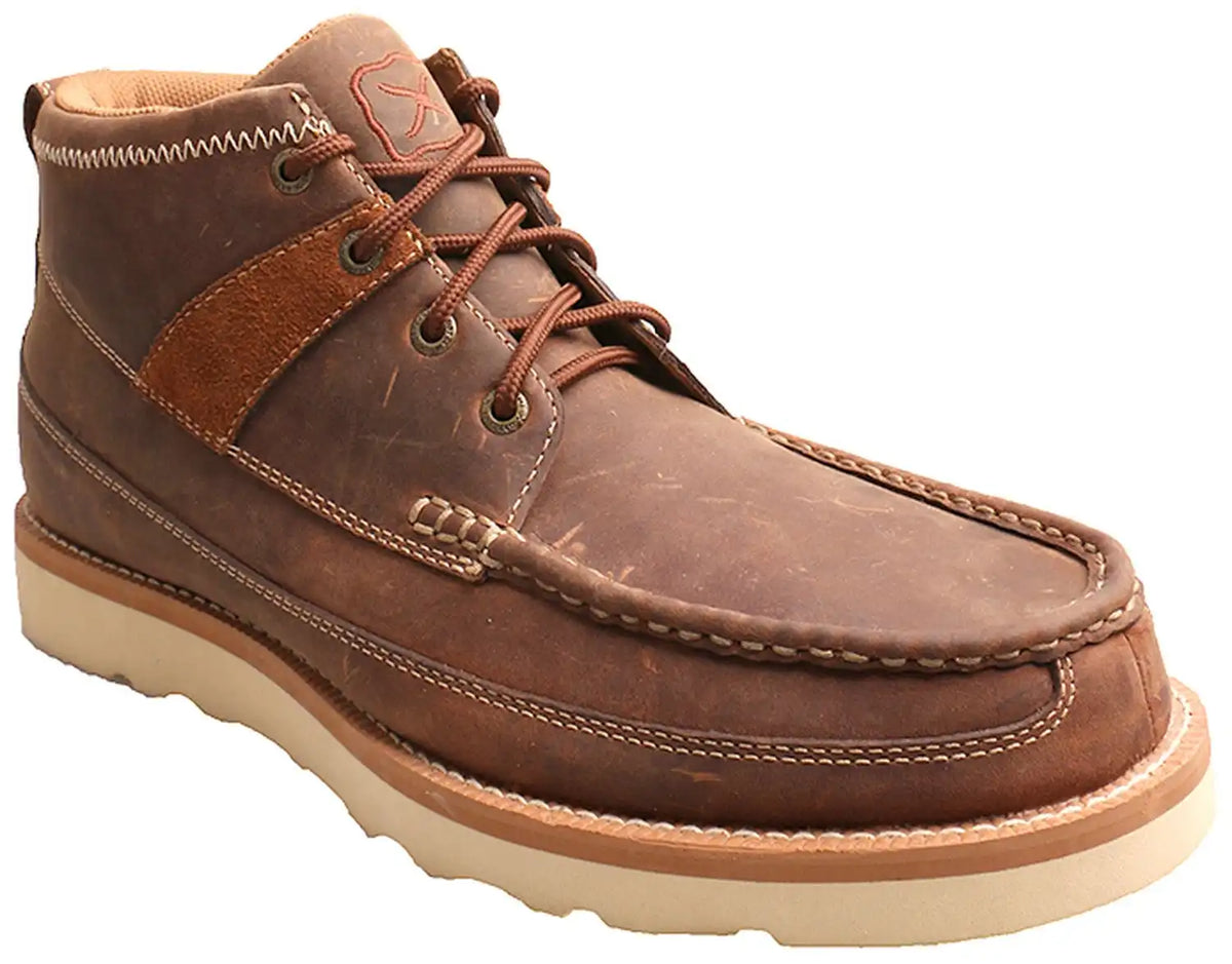 Twisted X Men's Oiled Western Boots - Moc Toe