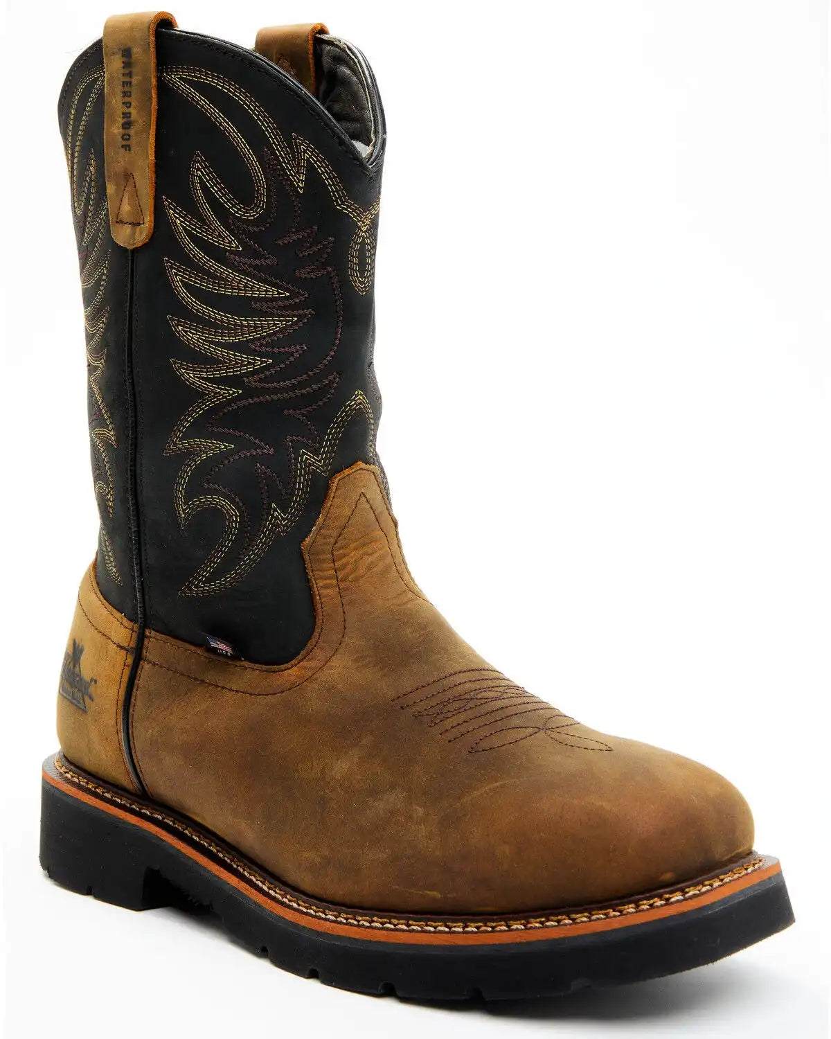 Thorogood Men's 11" USA Waterproof Wellington Work Boots - Steel Toe