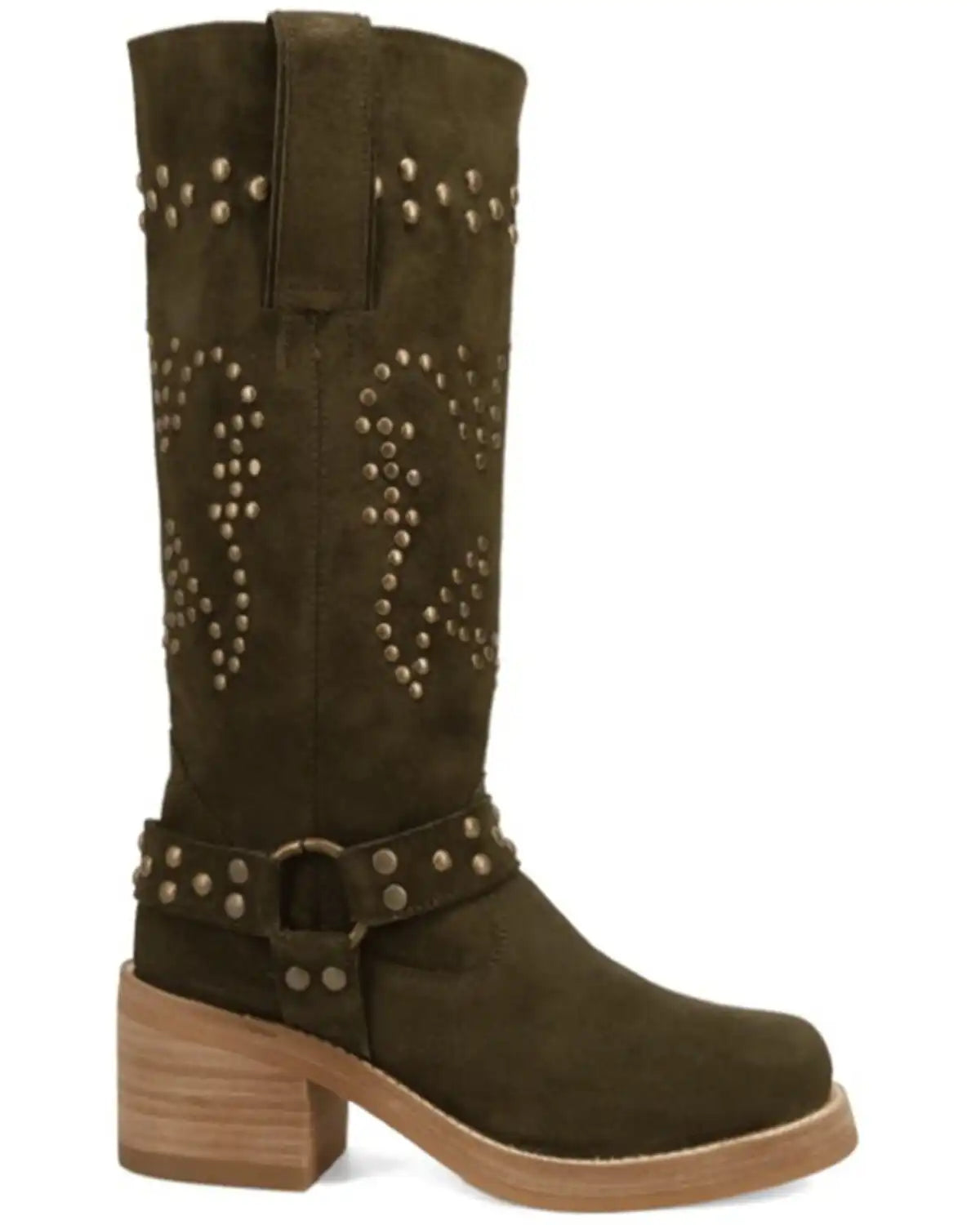 Dingo Women's Troubadour Studded Tall Fashion Boots - Round Toe