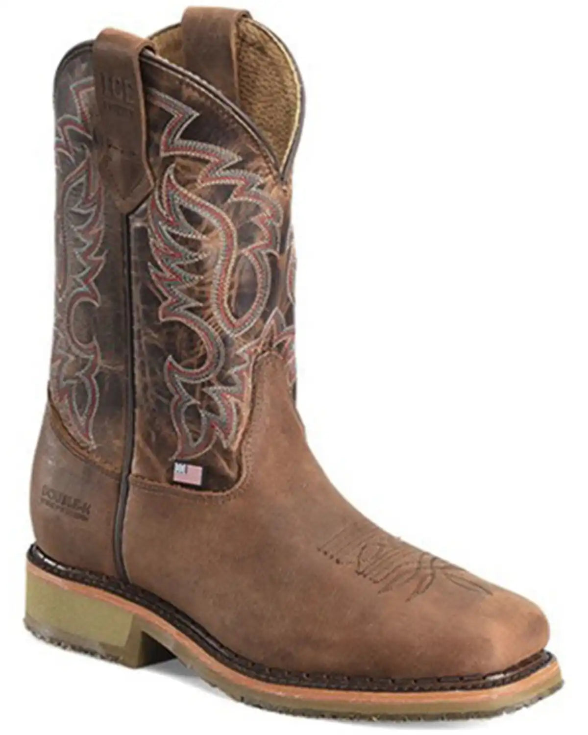 Double H Men's 11" Clark USA Pull-On Work Boots - Steel Toe