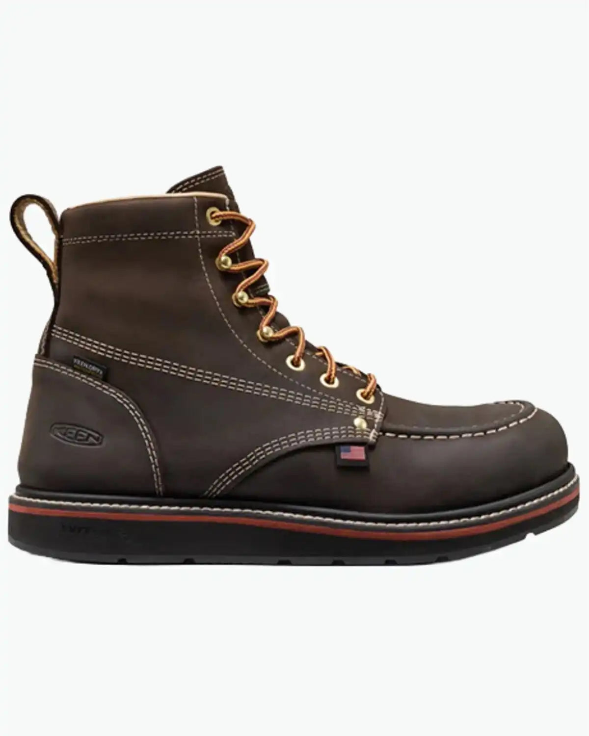 Keen Men's 6" Liberty Waterproof Work Boots - Carbon Toe