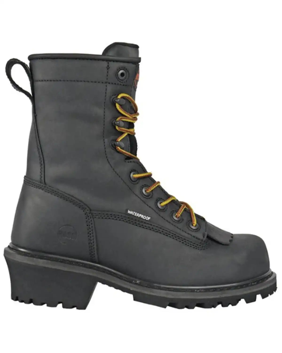 Hoss Men's 8" Cross Cut Waterproof Logger Work Boots - Composite Toe