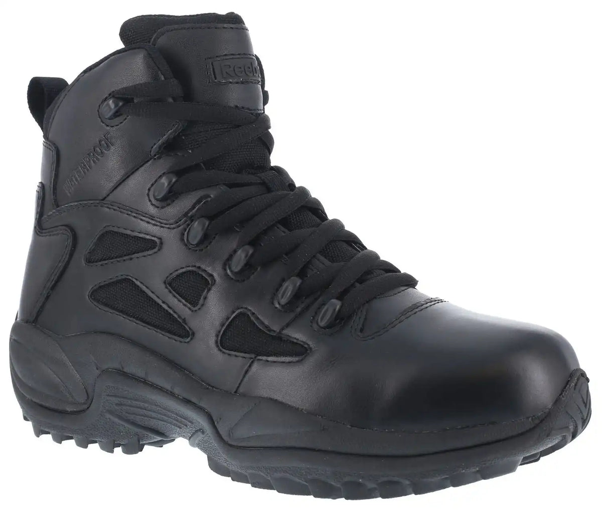 Reebok Men's Stealth 6" Lace-Up Waterproof Side Zip Work Boots - Soft Toe