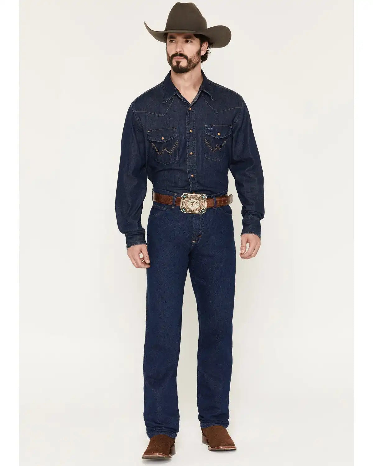 Wrangler 47MWZ Premium Performance Cowboy Cut Regular Fit Prewashed Jeans