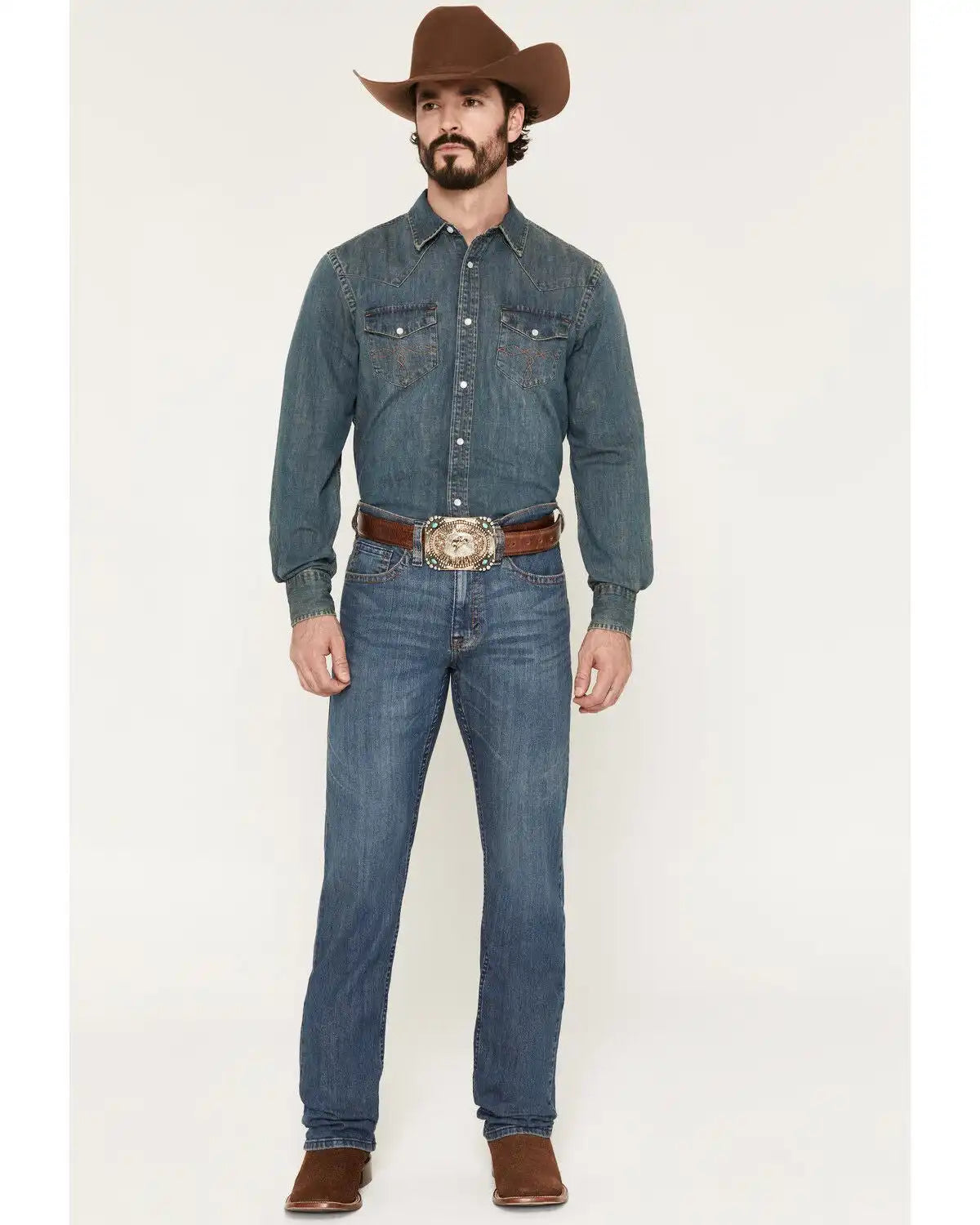 Cody James Men's Equalizer Wash Jackson Slim Straight Stretch Denim Jeans