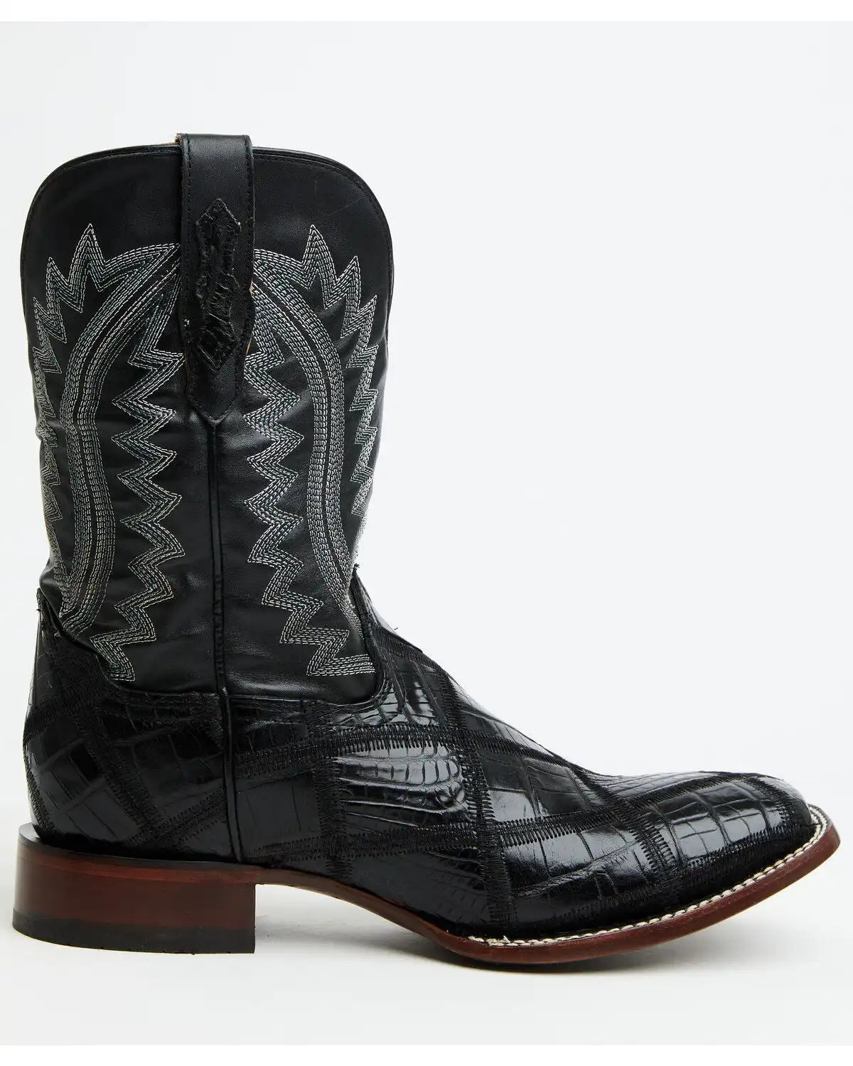 Cody James Men's Exotic American Alligator Western Boots - Broad Square Toe