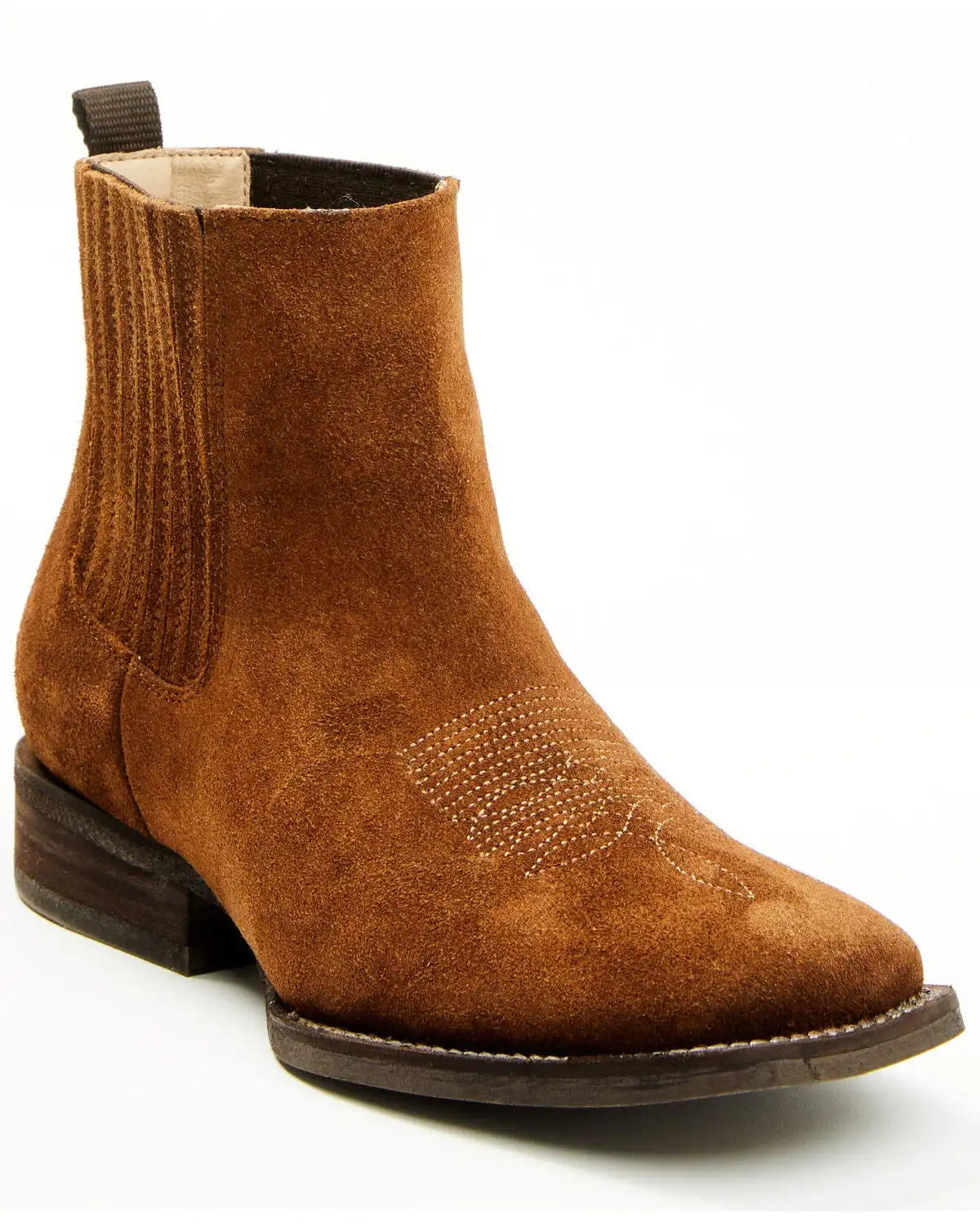 Shyanne Women's Beverly Pull-On Western Booties - Broad Square Toe