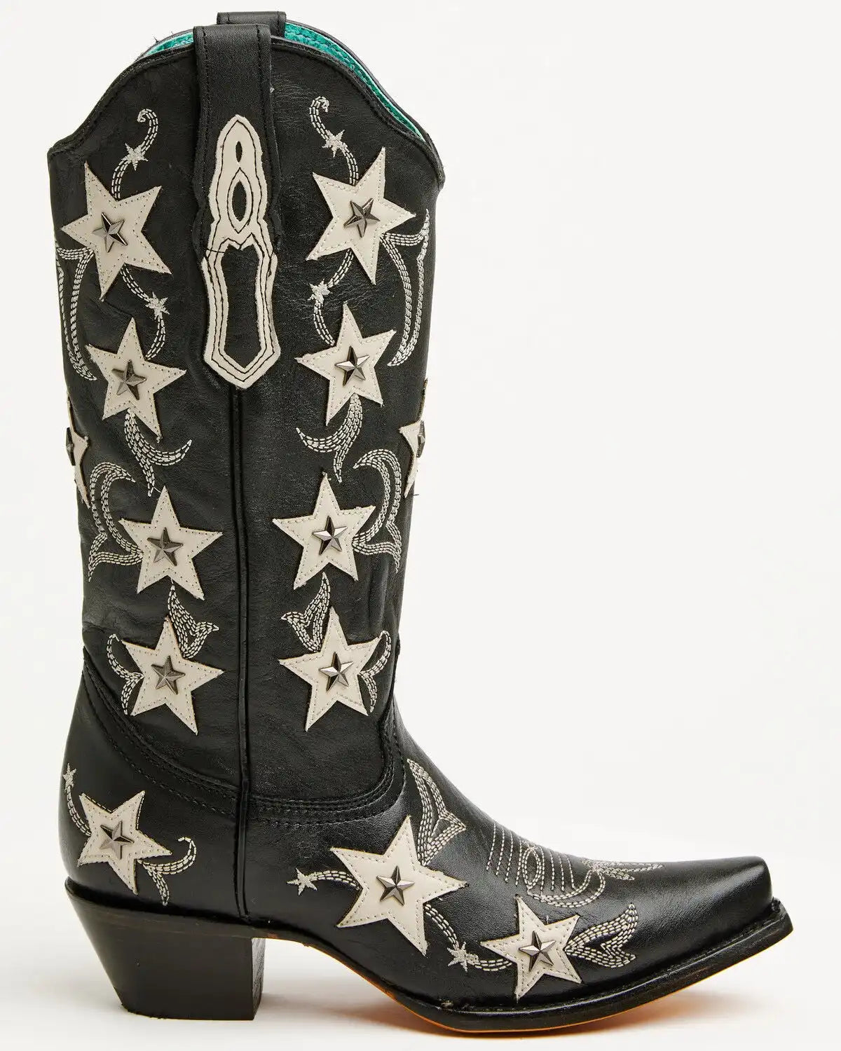 Corral Women's Star Overlay Studded Western Boots - Snip Toe