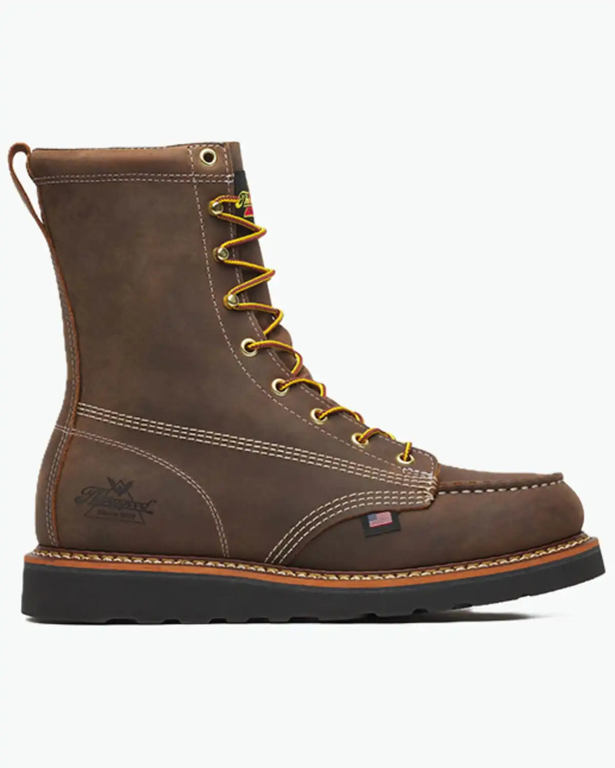 Thorogood Men's 8" American Heritage MAXWear Wedge™ Moc Work Boots - Soft Toe