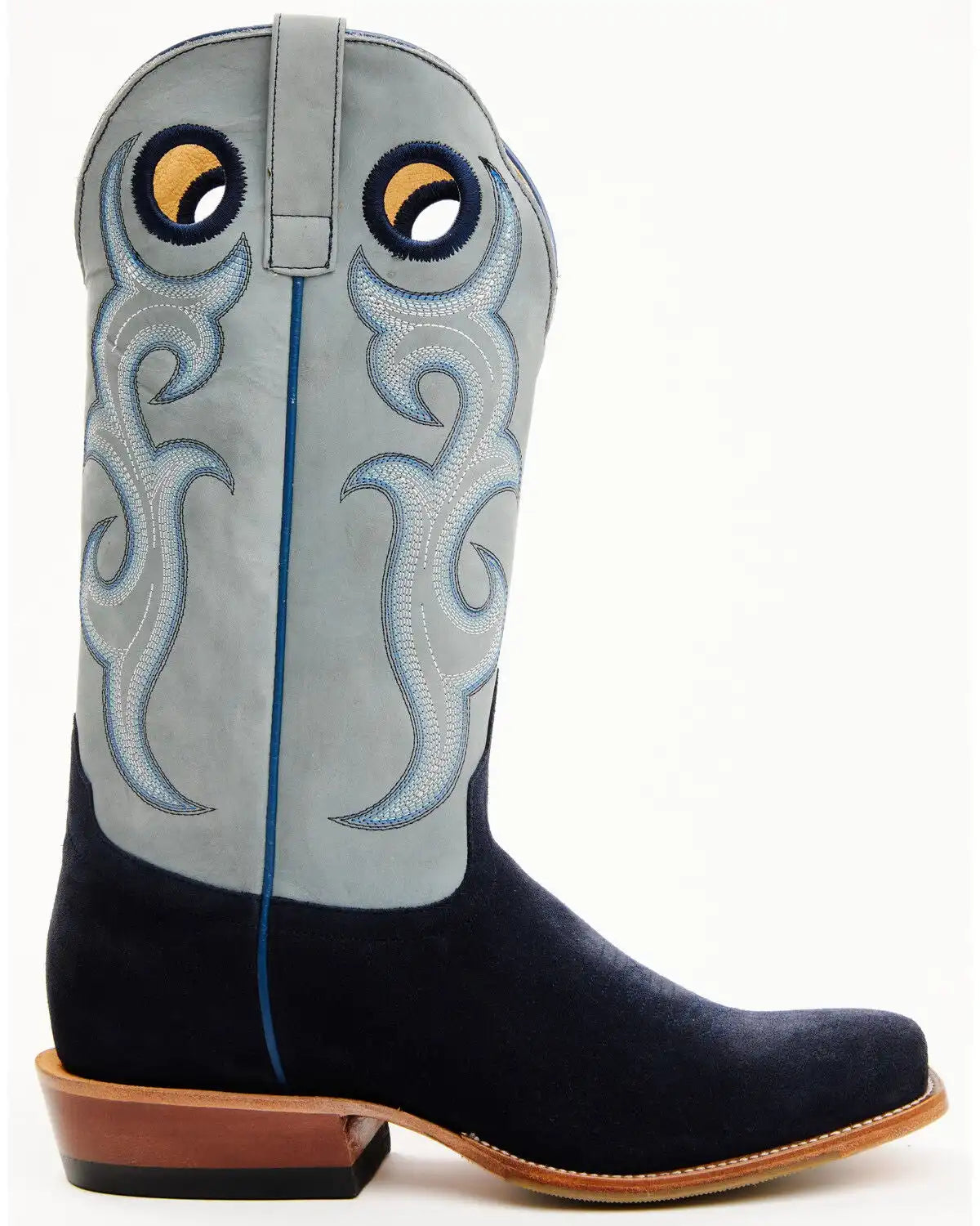 Horse Power Men's Marine Roughout Western Boots - Broad Square Toe