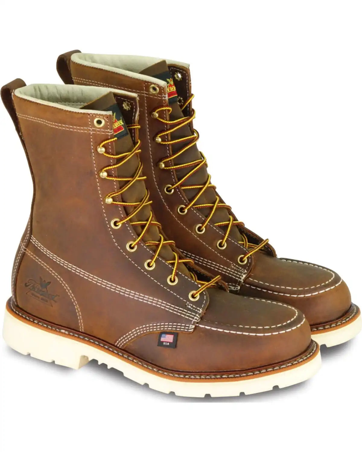 Thorogood Men's 8" American Heritage Classics Moc Work Boots - Steel Toe