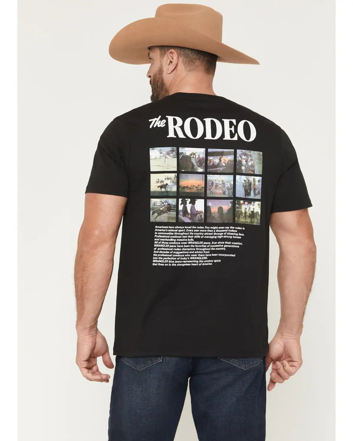 Wrangler Men's The Rodeo Short Sleeve Graphic T-Shirt
