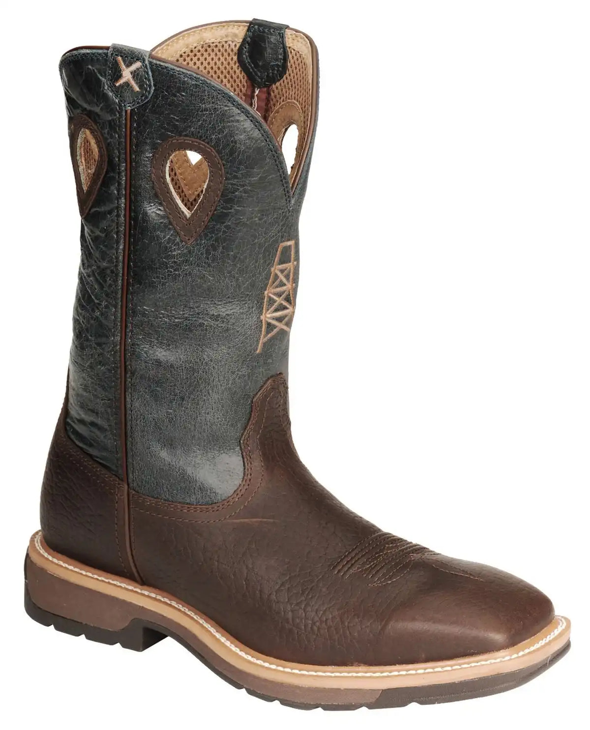 Twisted X Men's Pull On Western Work Boots - Steel Toe