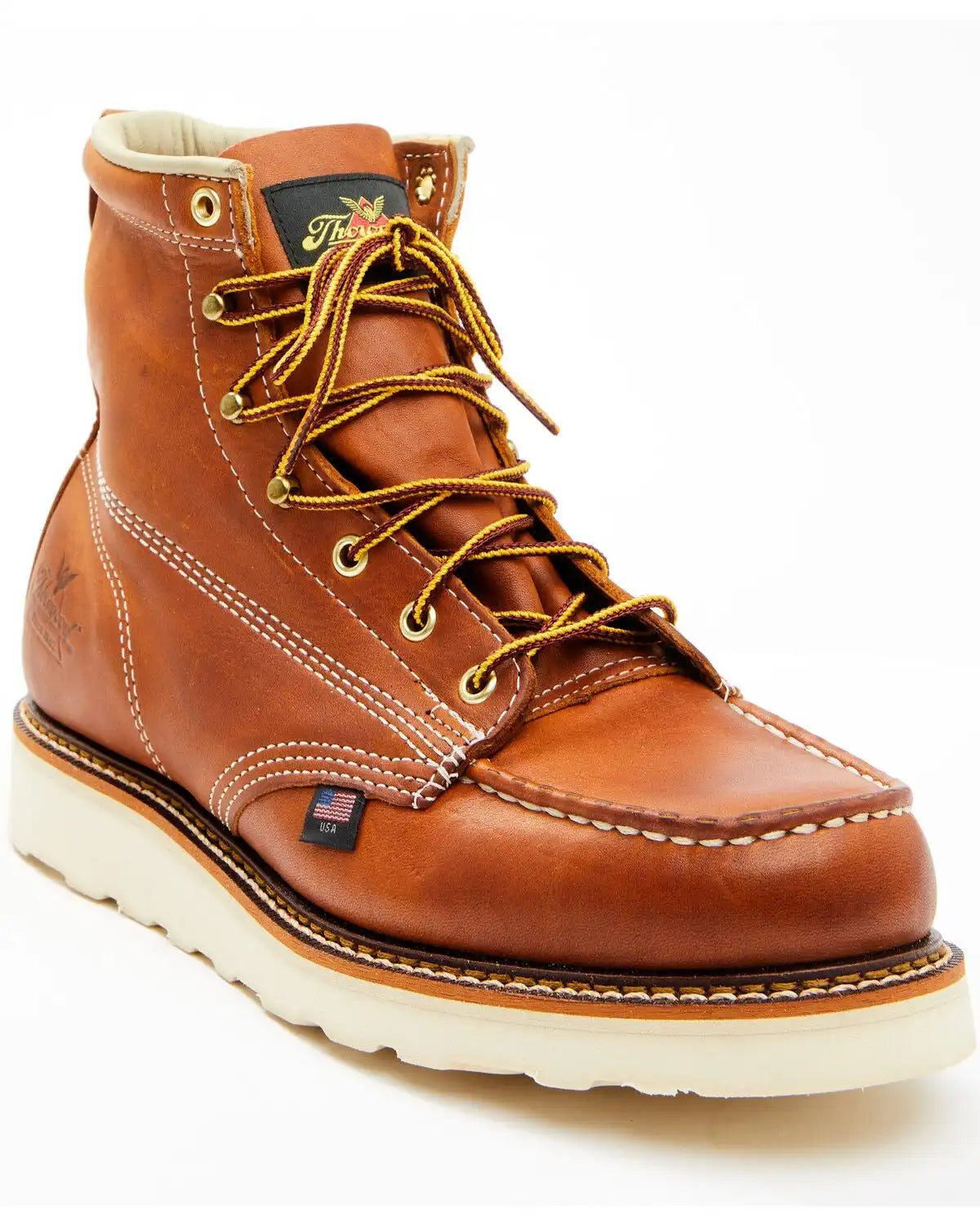 Thorogood Men's 6" American Heritage MAXWear Wedge™ Moc Work Boots - Soft Toe