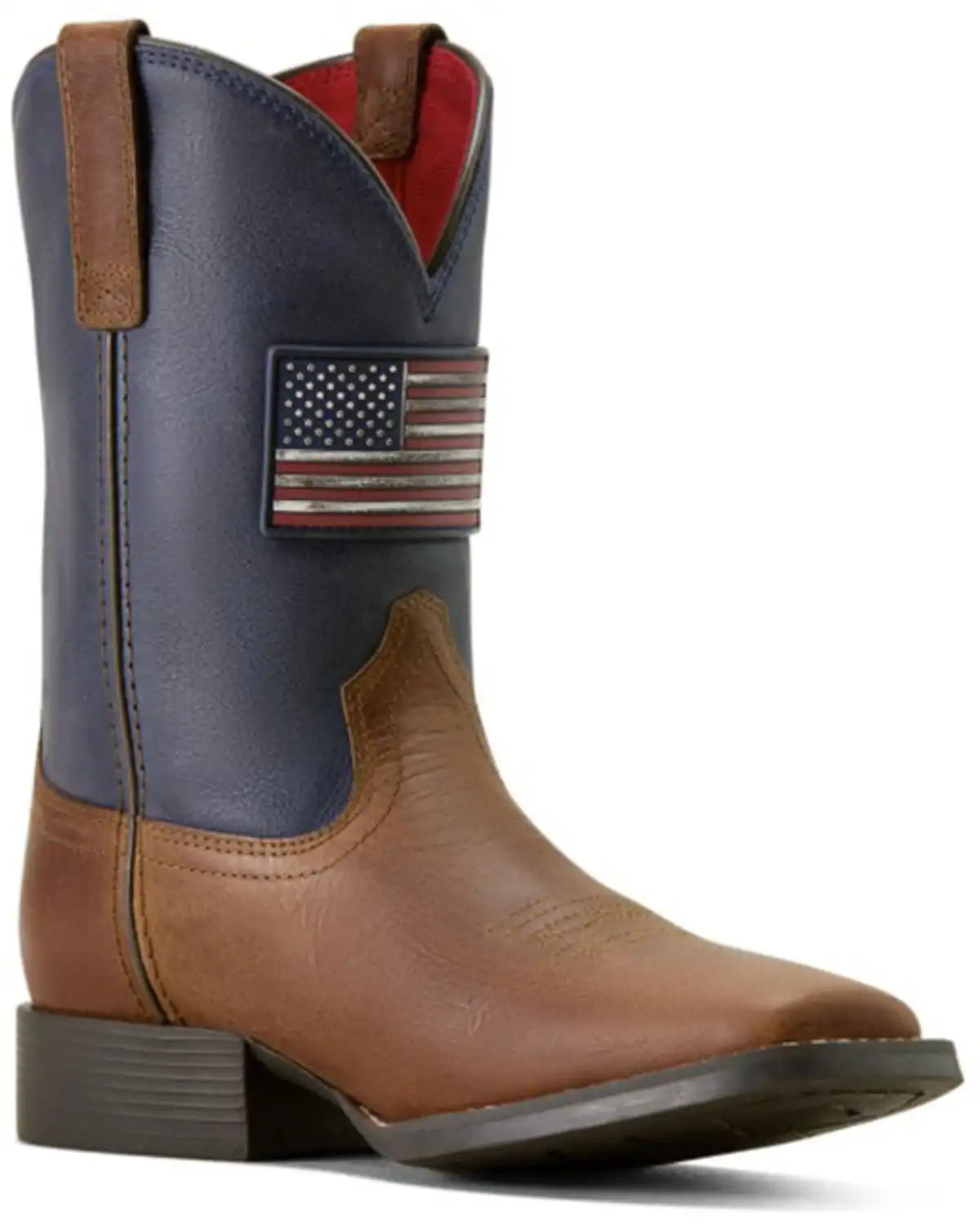 Ariat Boys' Freedom Rider Western Boots - Broad Square Toe