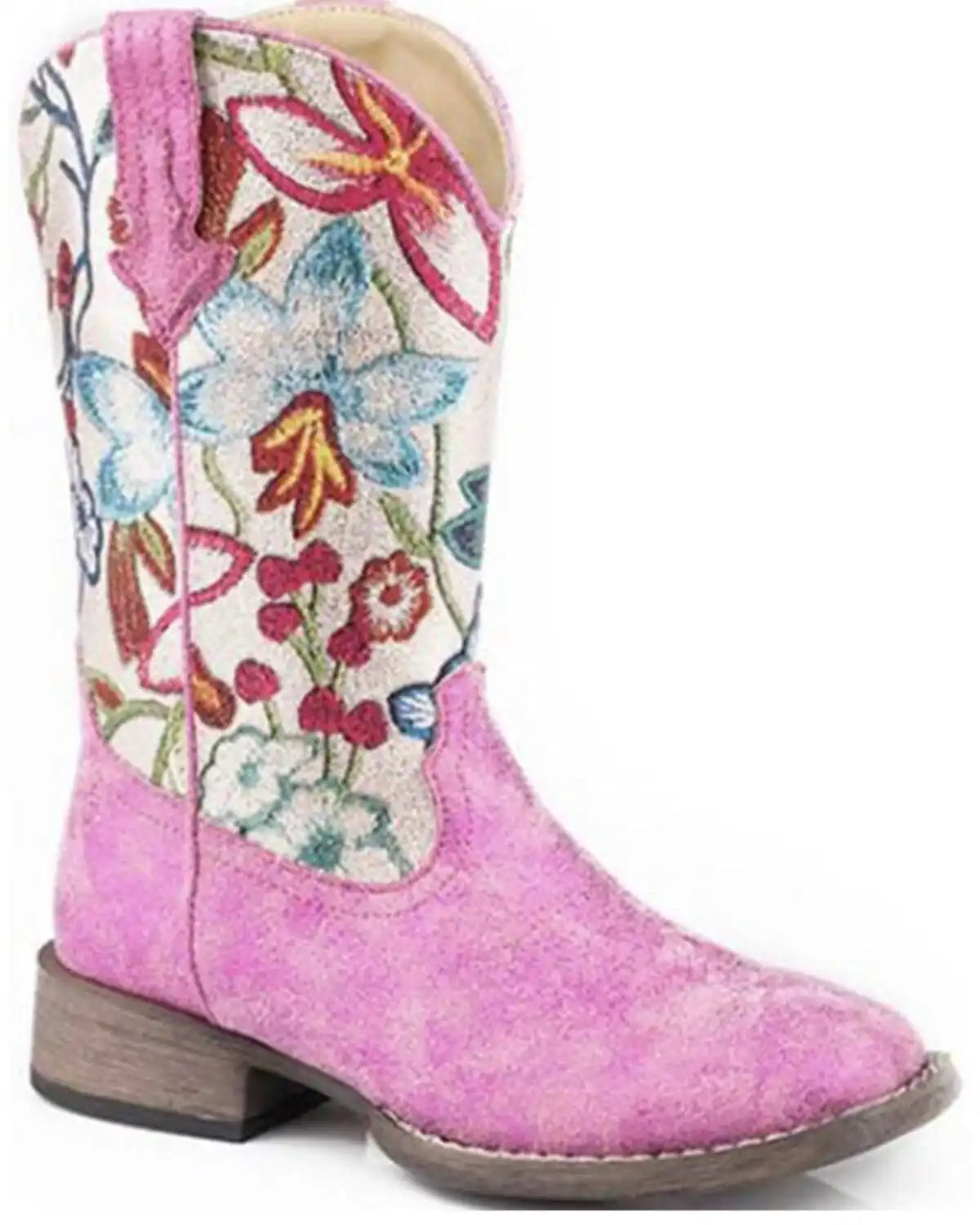 Roper Little Girls' Lily Western Boots - Square Toe