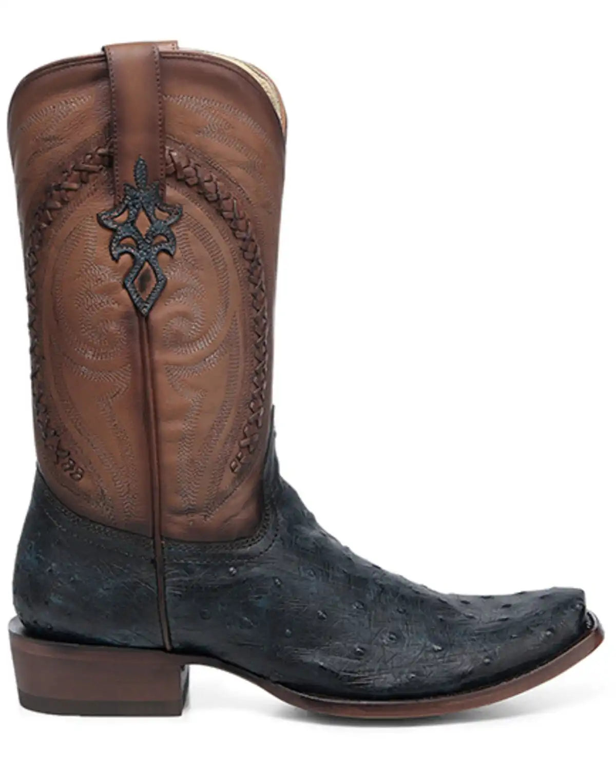 Corral Men's Exotic Ostrich Western Boots - Square Toe