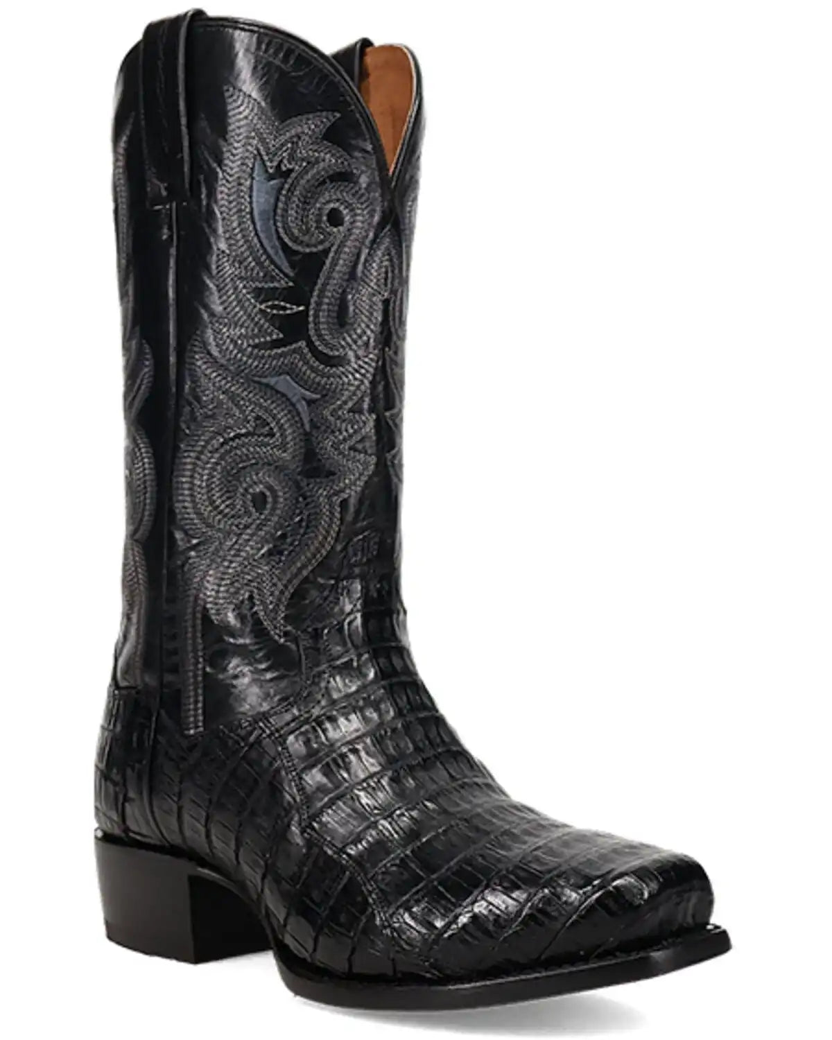 Dan Post Men's Zandor Exotic Caiman Western Boots - Square Toe