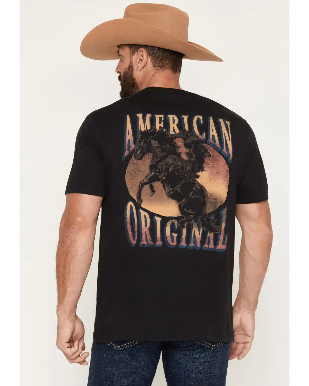Wrangler Men's American Original Short Sleeve Graphic T-Shirt