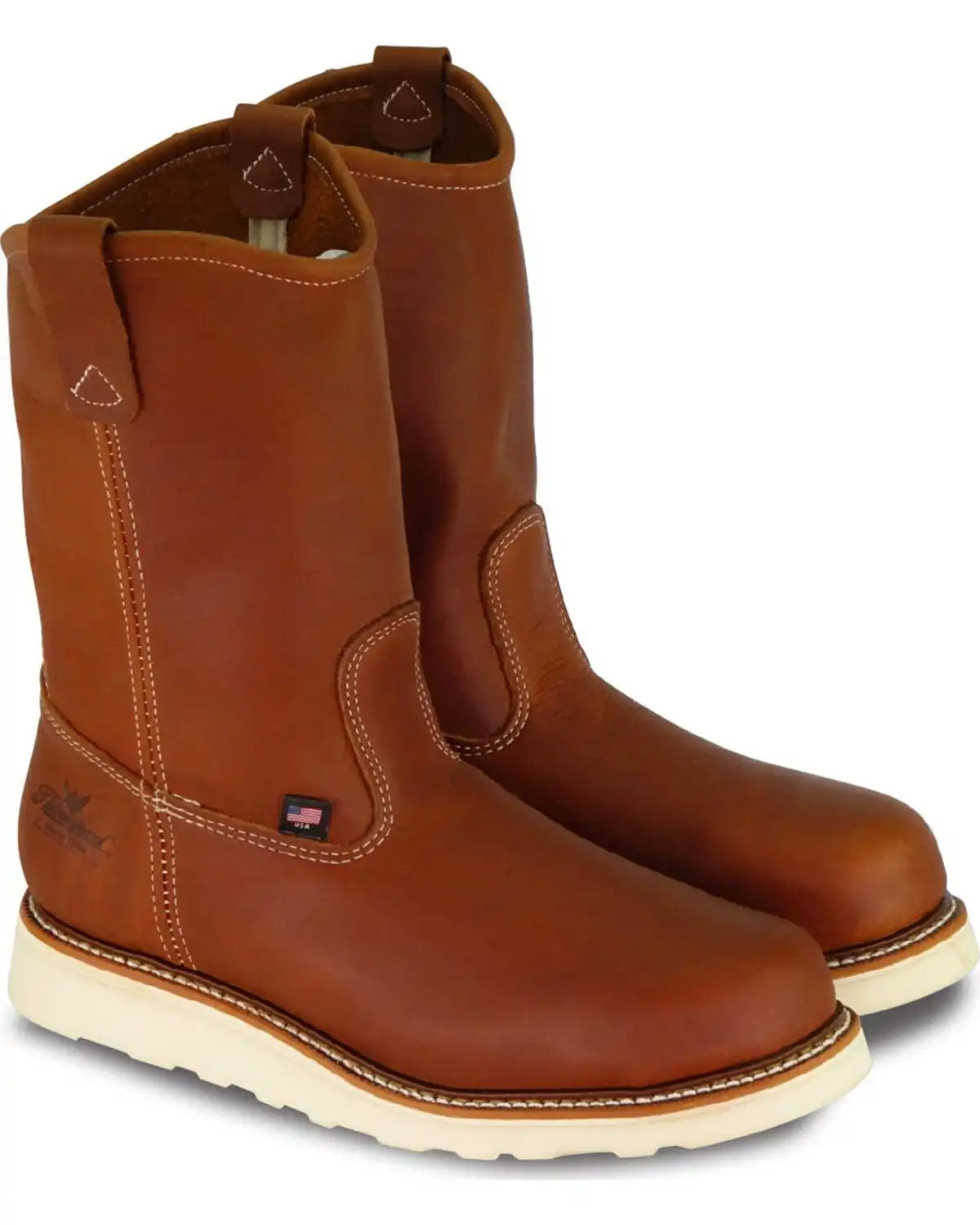 Thorogood Men's American Heritage Wedge Wellington Work Boots - Steel Toe