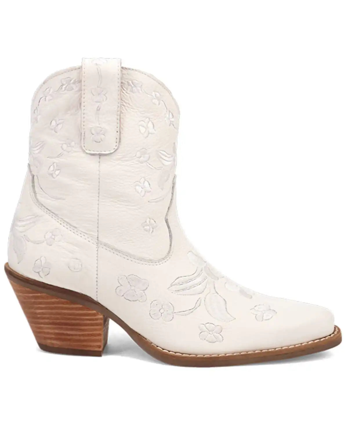 Dingo Women's Sweetheart Embroidered Booties - Round Toe
