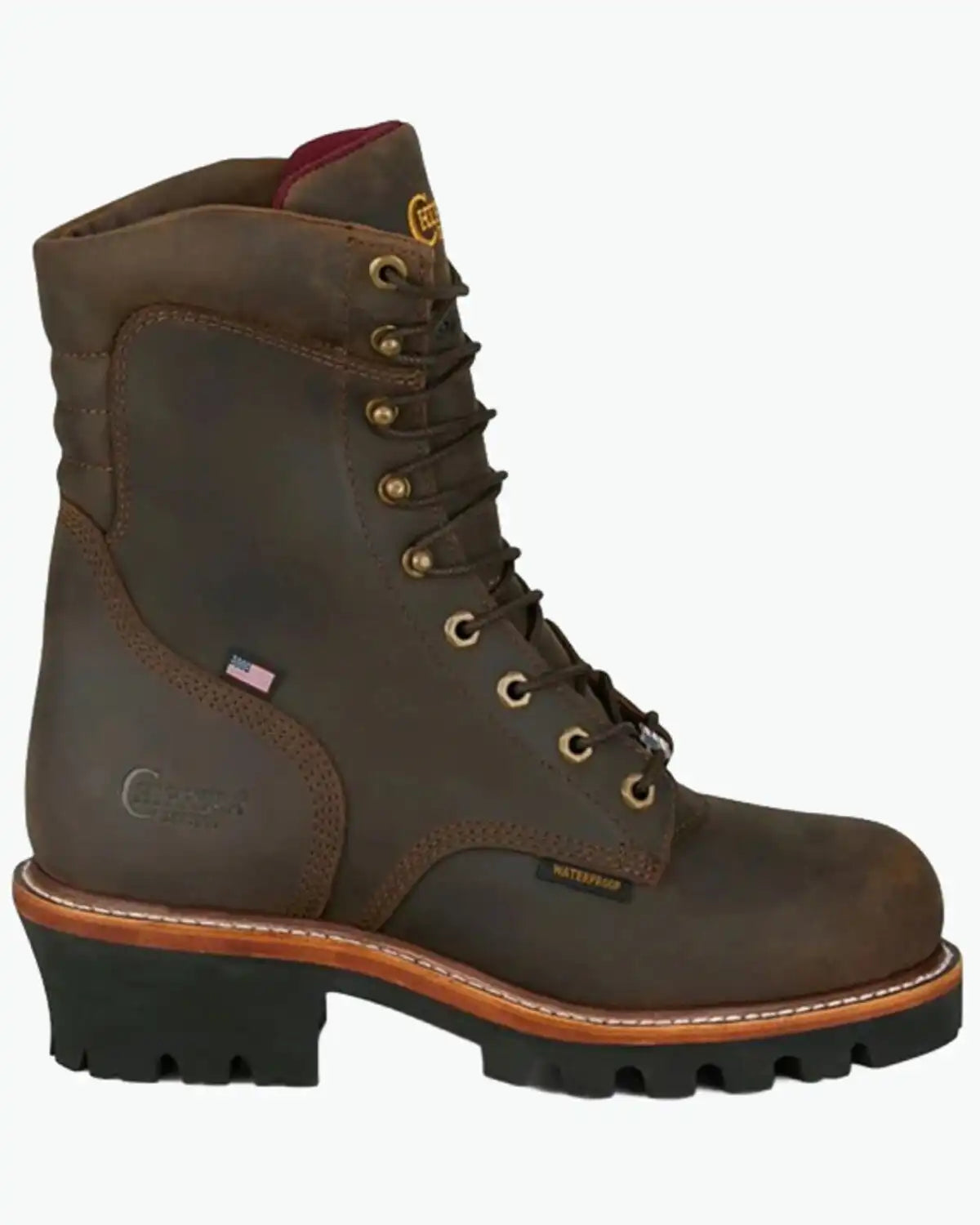 Chippewa Men's 9" Super Logger Waterproof Insulated Work Boots - Steel Toe