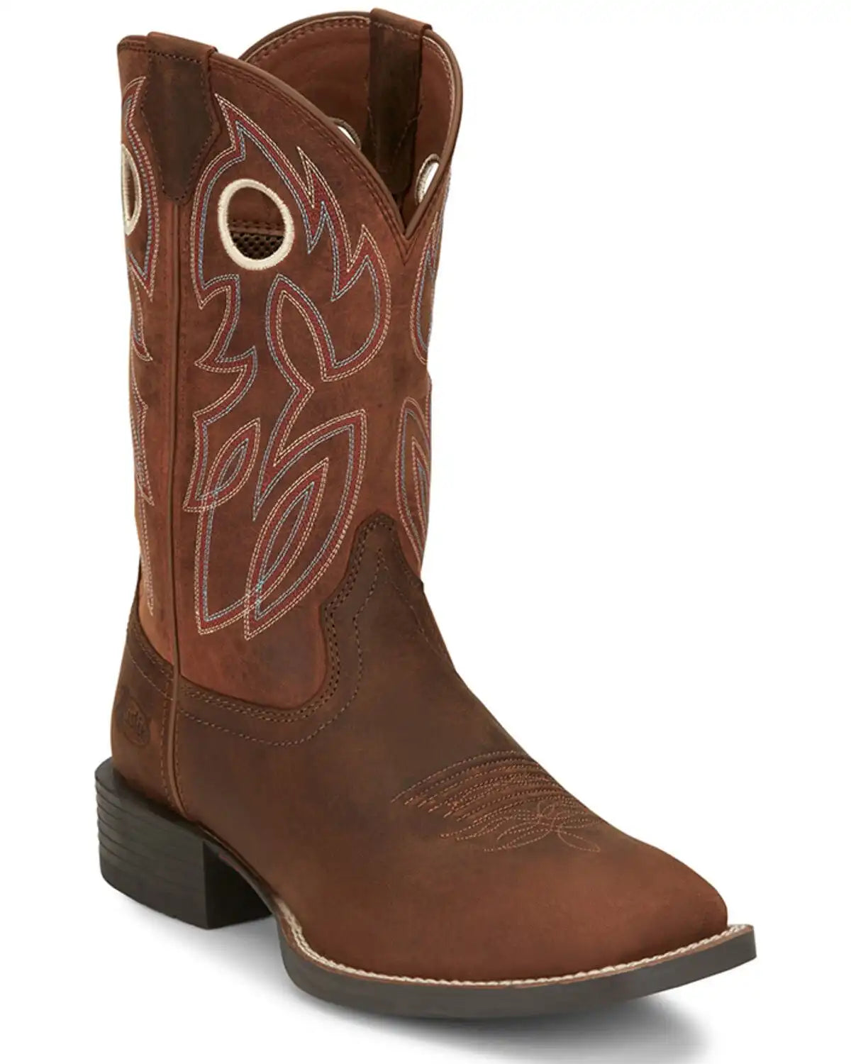 Justin Men's Stampede Bowline Western Boots - Broad Square Toe