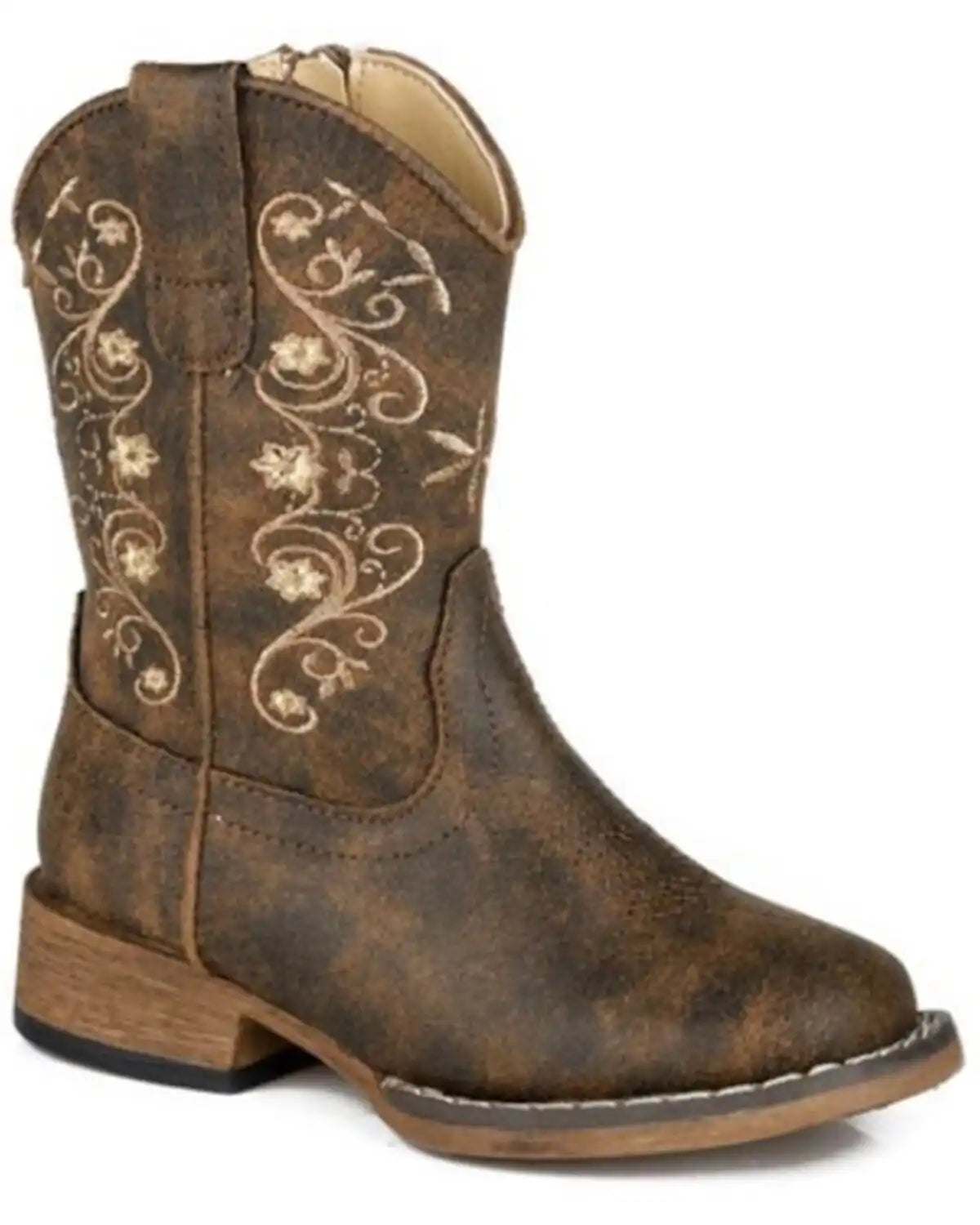 Roper Toddler Girls' Bailey Western Boots - Round Toe