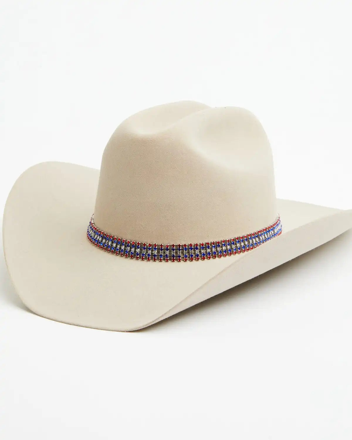 Austin Accent Women's Patriotic Rhinestone Hat Band