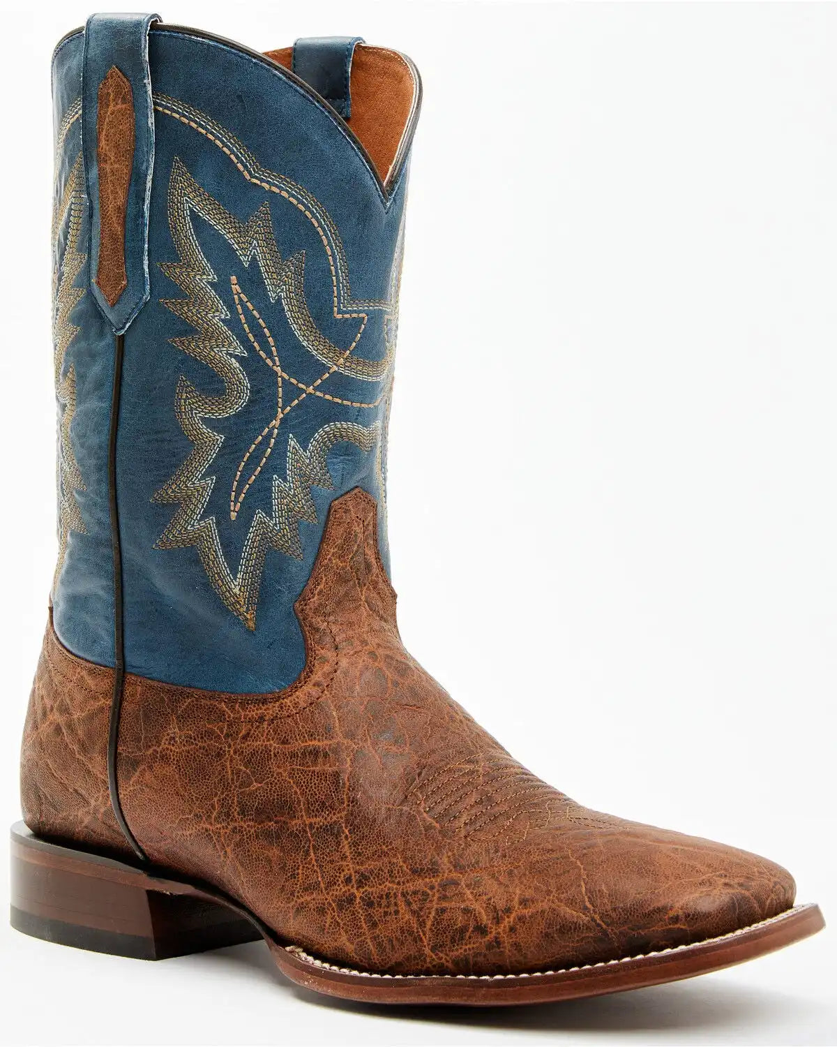 Cody James Men's Elephant Print Western Boots - Broad Square Toe