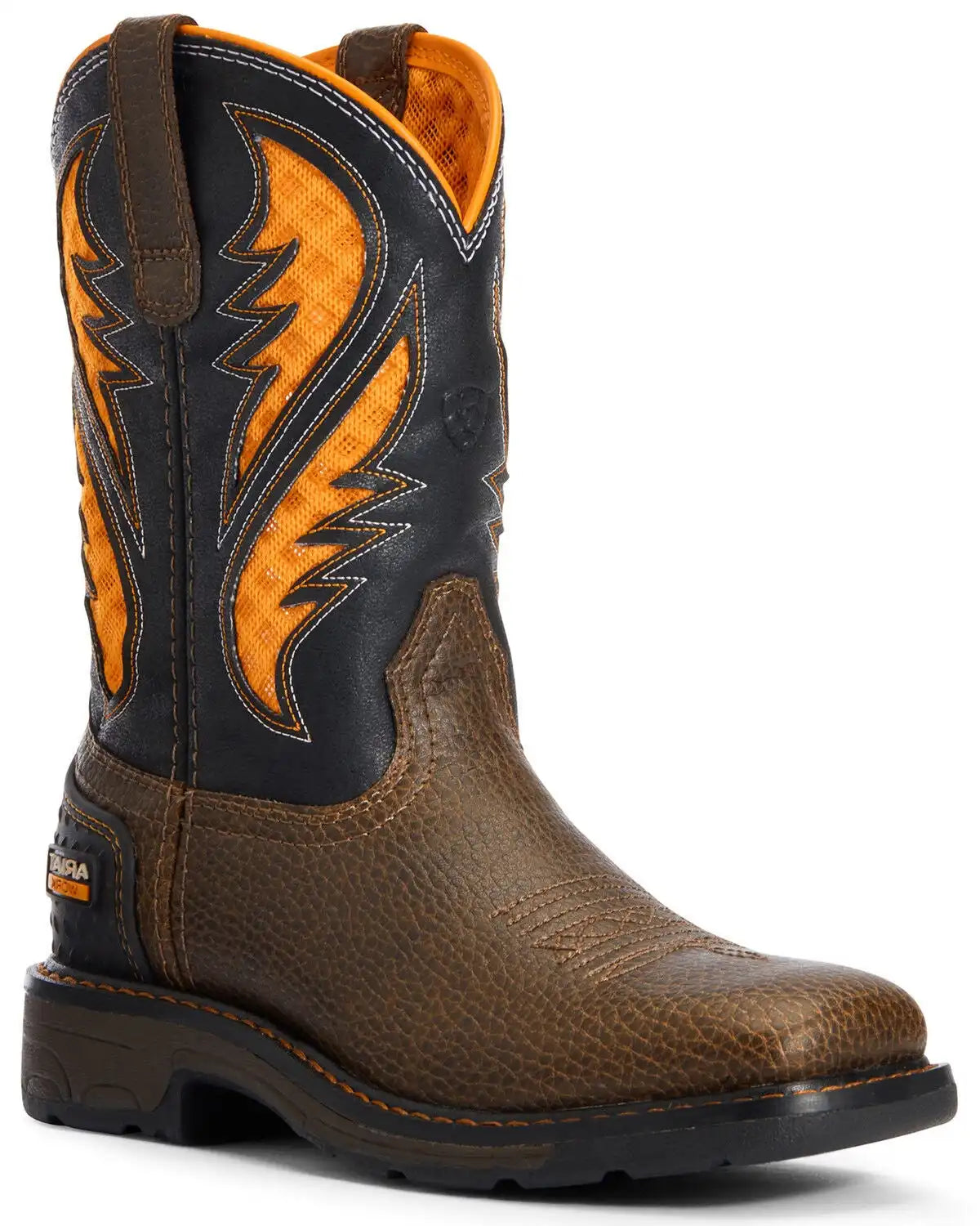 Ariat Boys' VentTEK Western Work Boots - Broad Square Toe