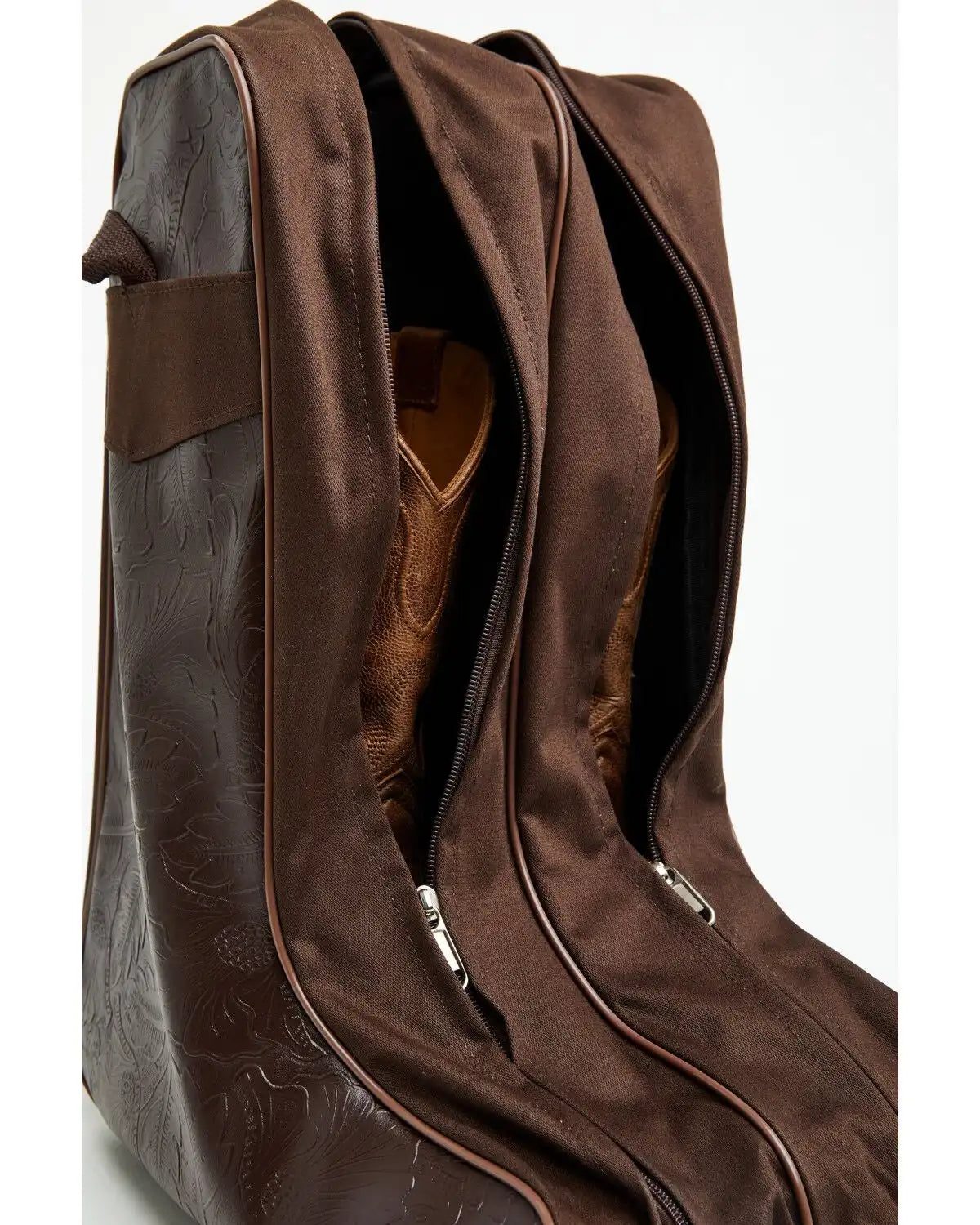 Boot Barn Faux Leather Floral Tooled Boot Bag
