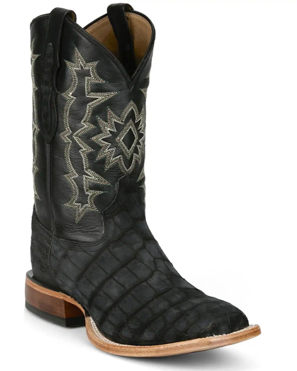 Tony Lama Men's Exotic Alligator Miguel Western Boots - Broad Square Toe