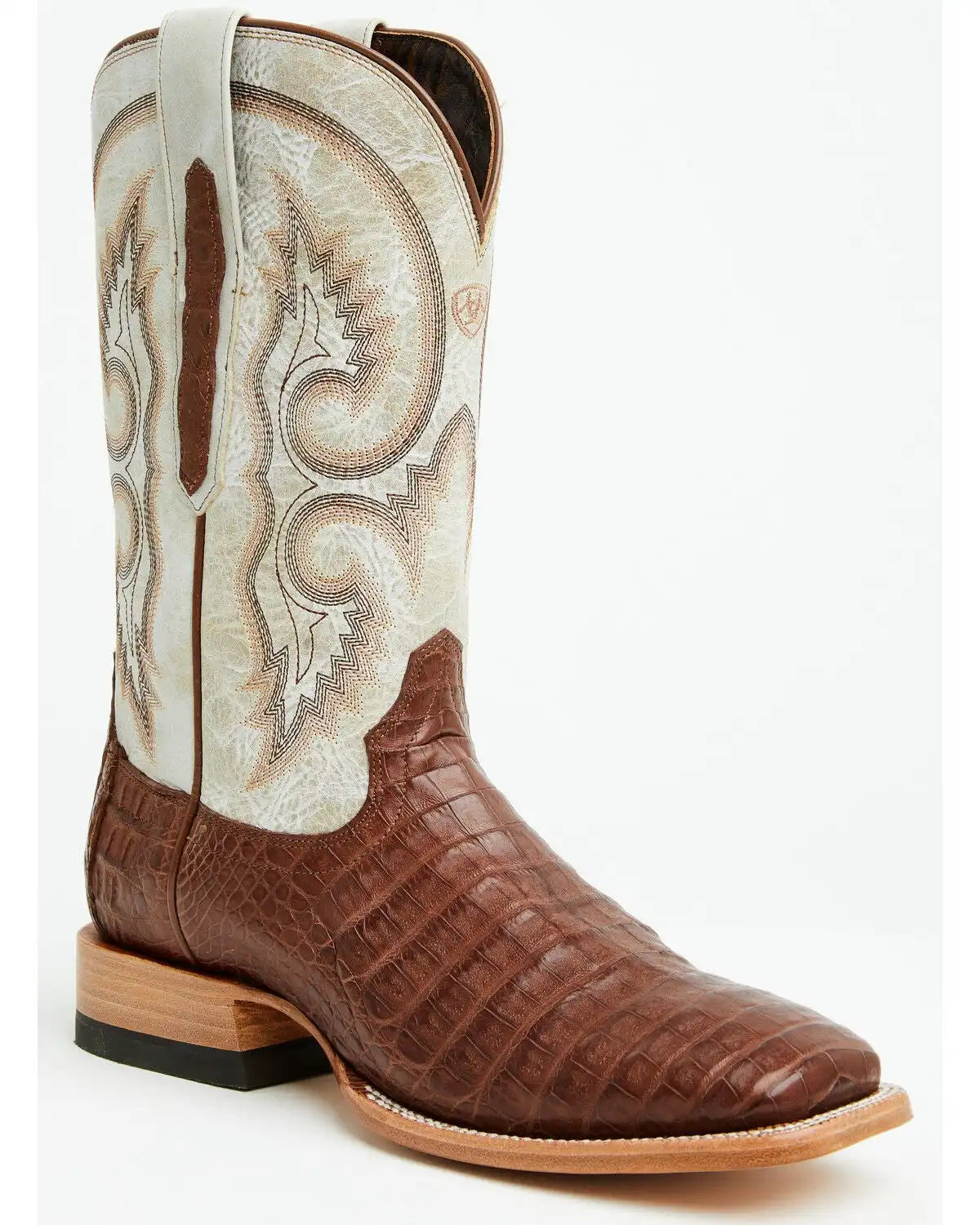 Ariat Men's Exotic Caiman Classic Callen Western Boots - Broad Square Toe