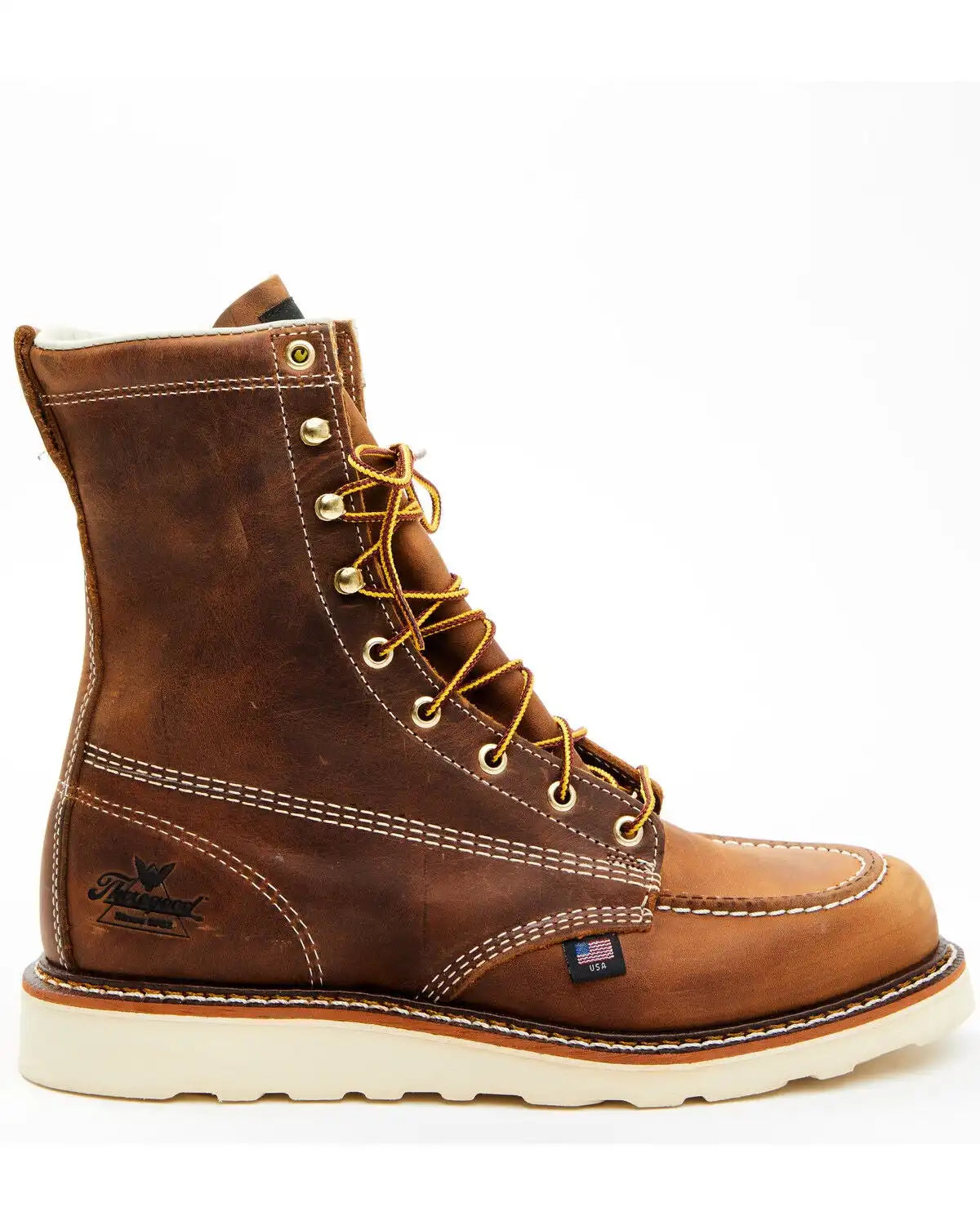 Thorogood Men's 8" American Heritage MAXWear Wedge™ Moc Work Boots - Soft Toe